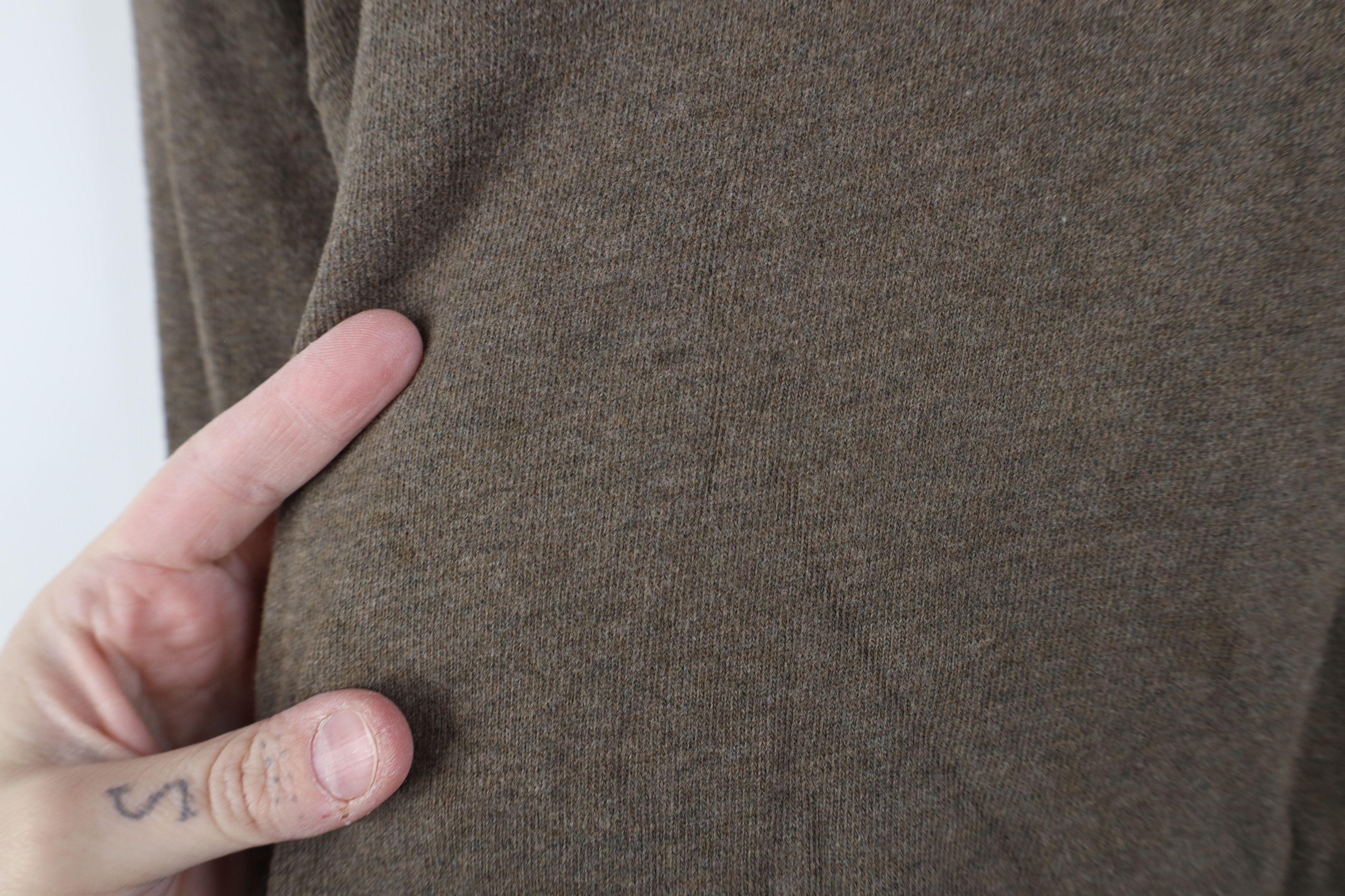Eddie Bauer Vintage 90s Eddie Bauer Knit 1/4 Zip Collared Sweater Brown Size US M / EU 48-50 / 2 - 4 Thumbnail