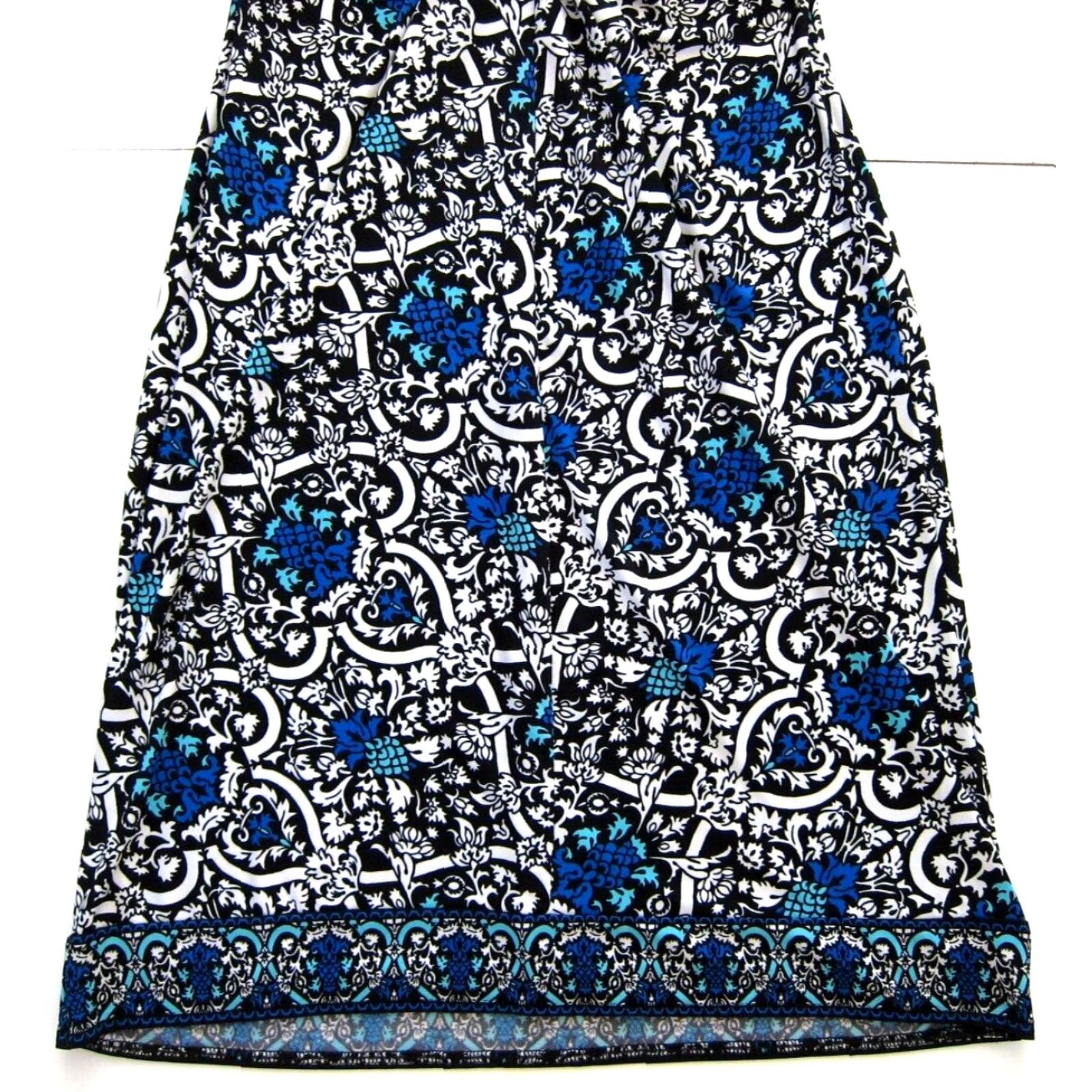 Vintage London Times Dress Cap Sleeve Sheath Floral Paisley Ruched Black 6 Womens Vintage? Size M / US 6-8 / IT 42-44 - 8 Thumbnail