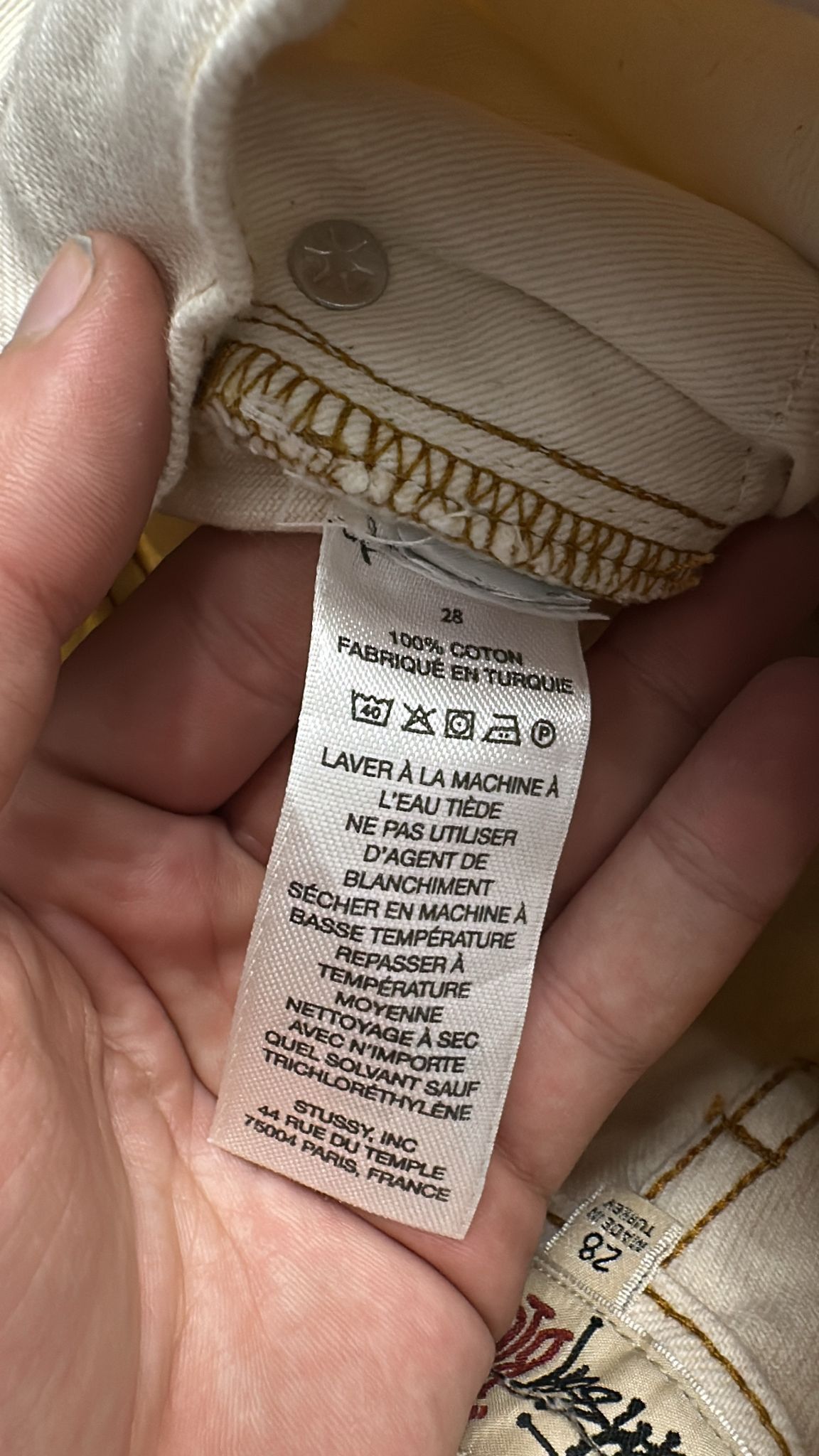 Stussy Stussy Big Ol Jean Denim “Natural” 28 Size US 28 / EU 44 - 6 Thumbnail