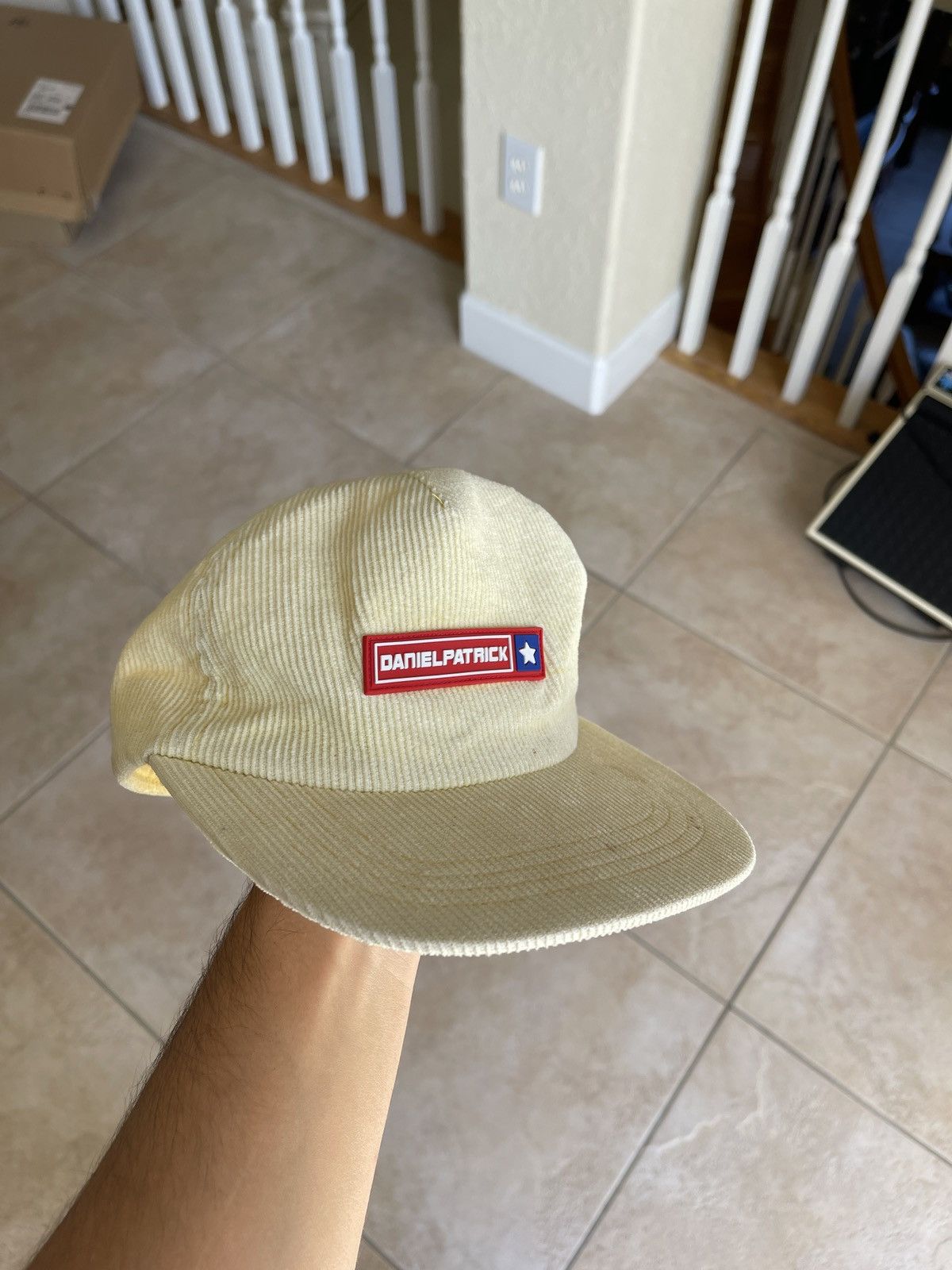 Daniel Patrick Daniel Patrick Yellow SnapBack Corduroy Cap Size ONE SIZE - 1 Thumbnail