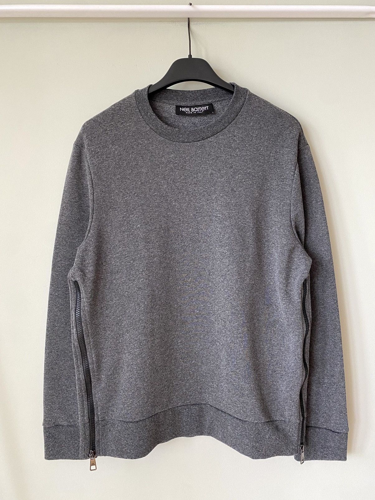 Neil Barrett Neil Barrett Col 262 Zip crew sweatshirt Size US S / EU 44-46 / 1 - 2 Thumbnail