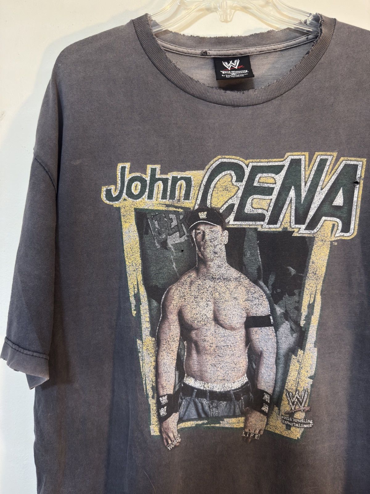 WWE Vintage wwe john cena rare 2005 t shirt Size US XL / EU 56 / 4 - 3 Thumbnail
