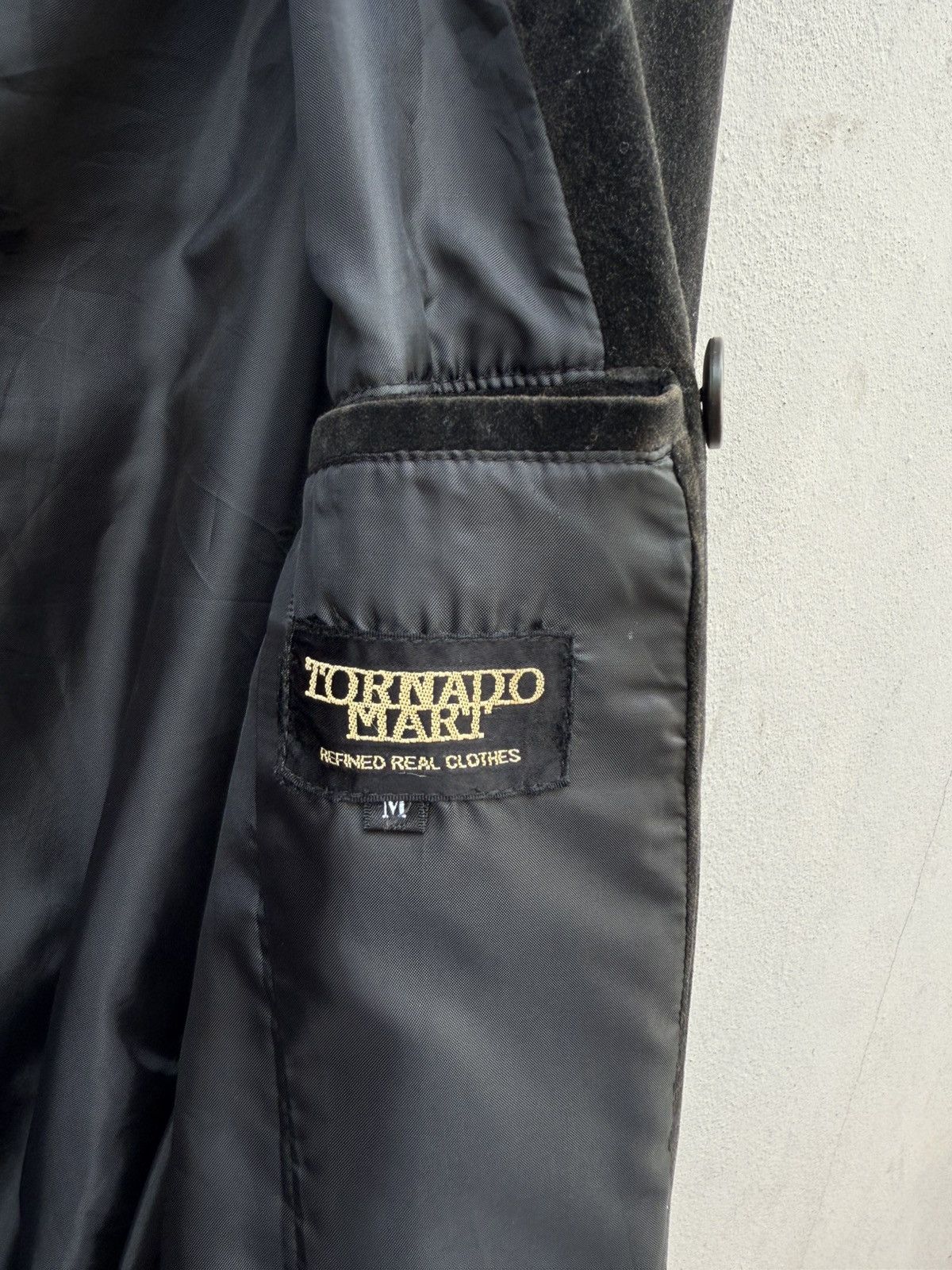 Tornado Mart 1990s Tornado Mart Double Collar Mud Wash Velvet Jacket Size US M / EU 48-50 / 2 - 15 Thumbnail
