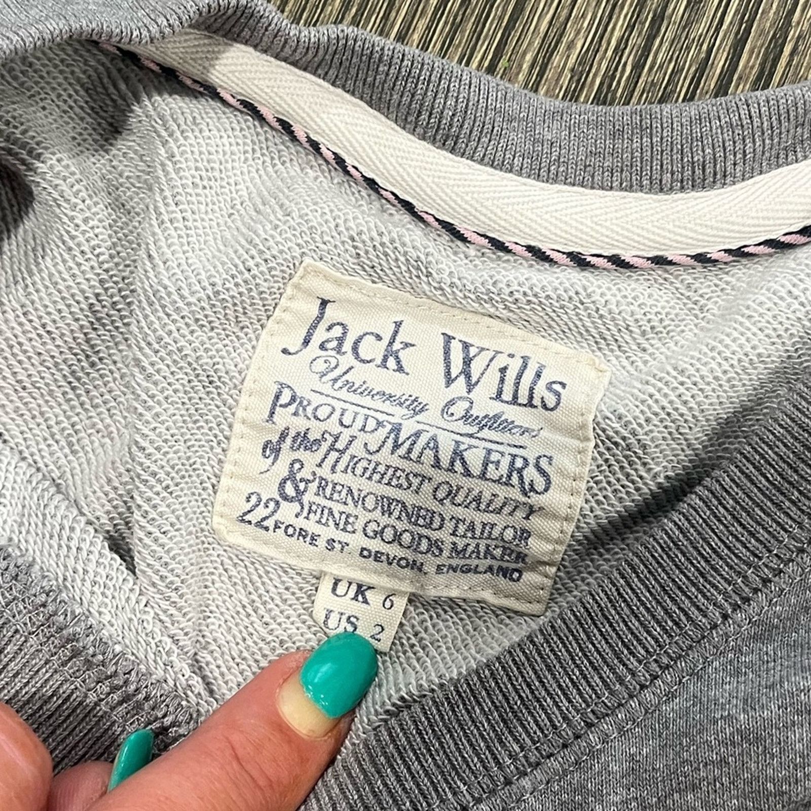 Jack Wills Jack Wills Sweatshirt Graphic Cotton Jumper Crewneck Size 2 Size XS / US 0-2 / IT 36-38 - 3 Thumbnail