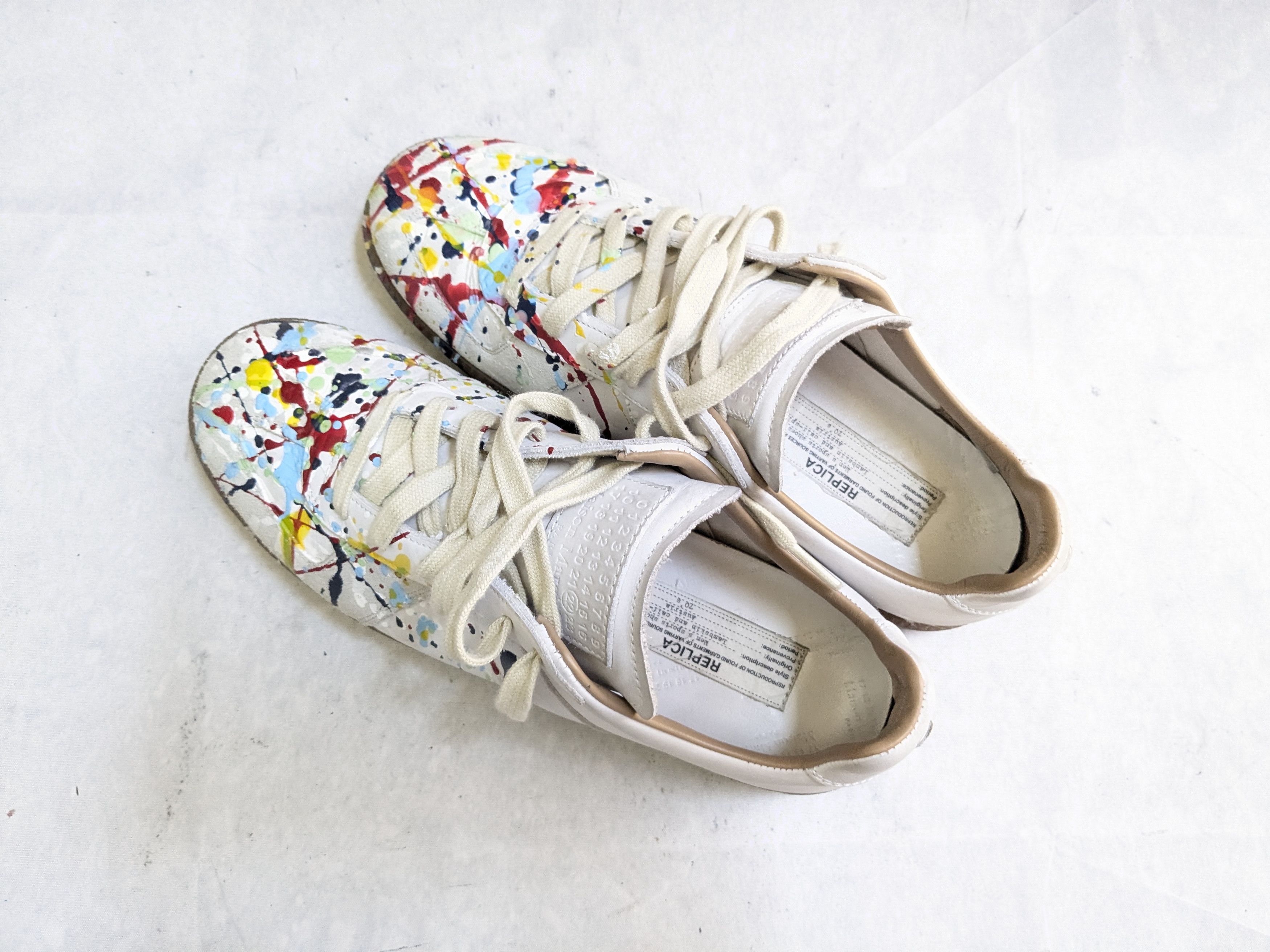 Maison Margiela Maison Margiela Replica GAT Paint Splatter 8 41 Gum Size US 8 / EU 41 - 14 Thumbnail