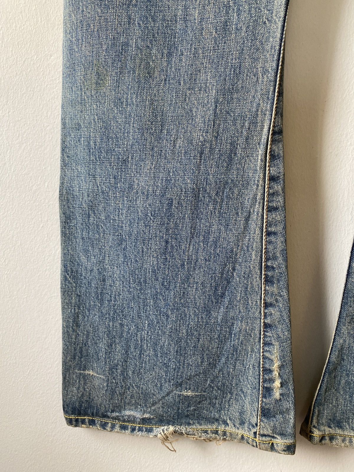 Japanese Brand Japanese Brand Sembl Japan Flare Distressed Denim Size US 31 - 13 Thumbnail