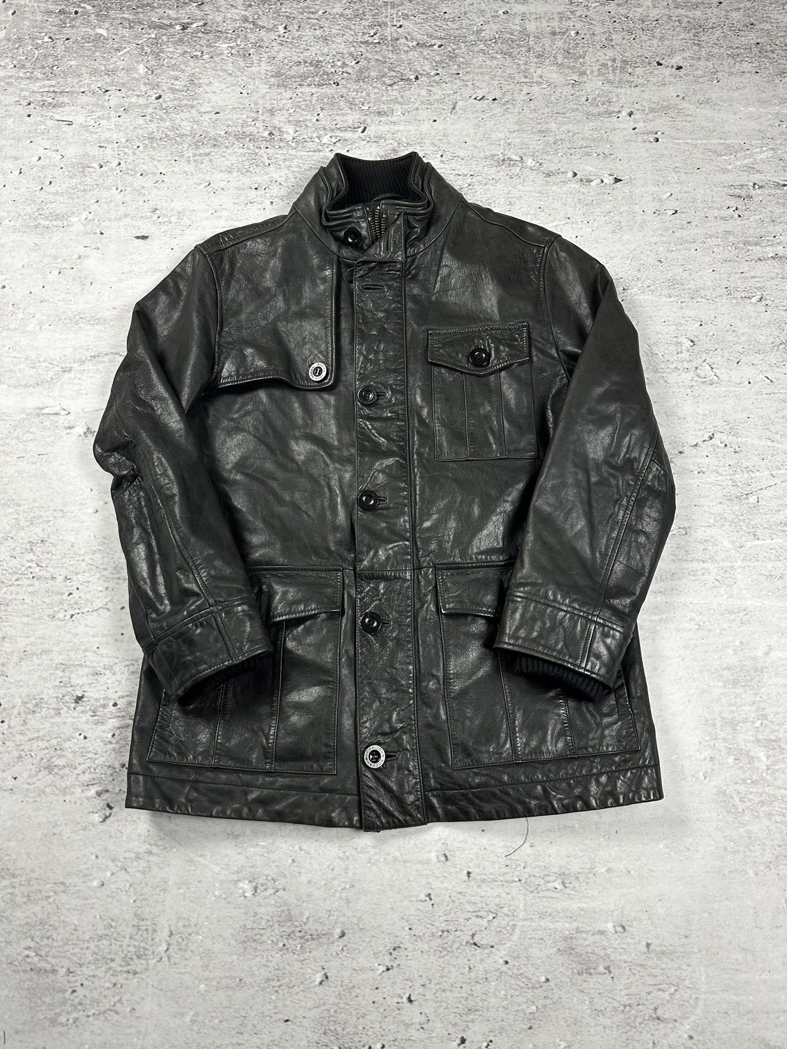 Vintage Rocha J Rocha leather avant garde jacket Size US L / EU 52-54 / 3 - 4 Thumbnail