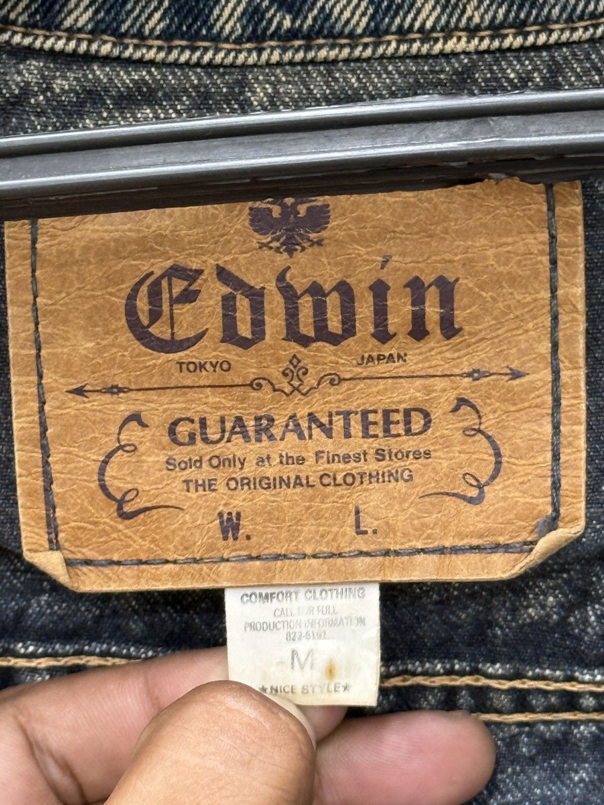 Edwin 🔥🔥🔥ARCHIVE VINTAGE EDWIN ACID WASH TRUCKER JACKET Size US M / EU 48-50 / 2 - 8 Thumbnail