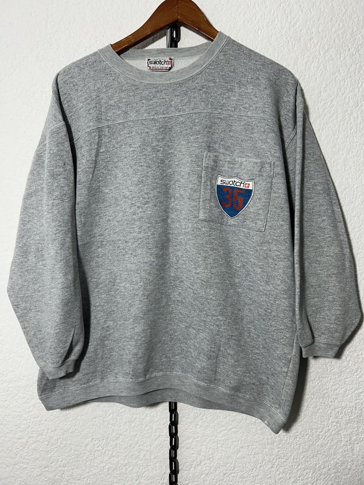 Swatch × Vintage 90’s Swatch Pullover Size US L / EU 52-54 / 3 - 2 Thumbnail