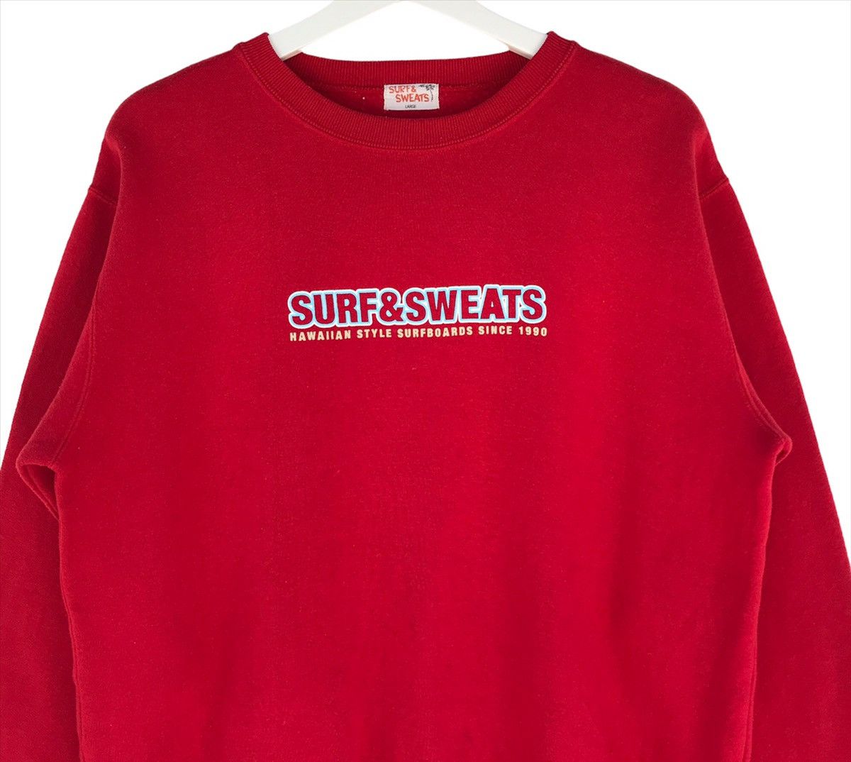 Vintage Surf & sweats hawaii surfboards crewneck sweatshirt Size US M / EU 48-50 / 2 - 2 Thumbnail