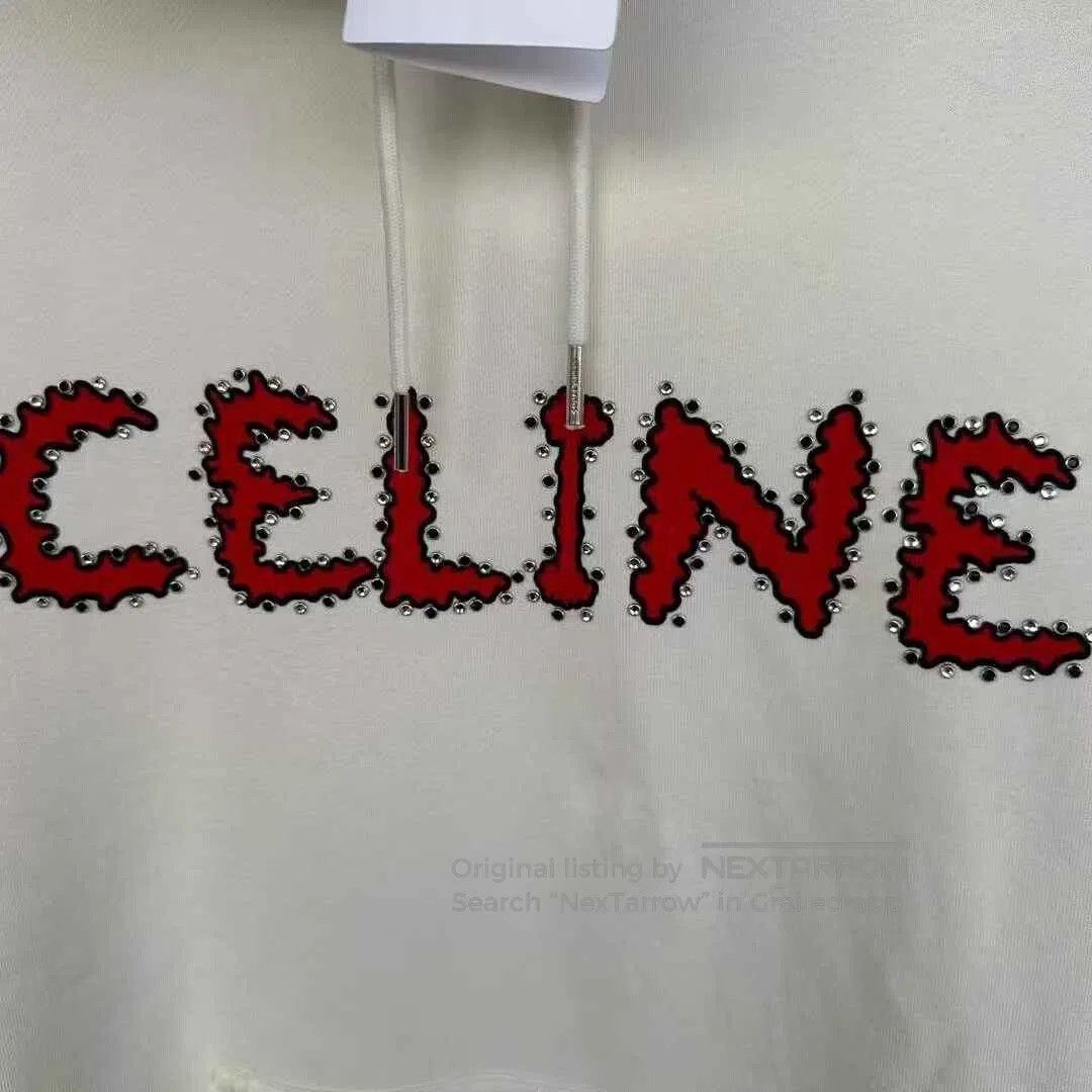 Celine Celine New Rhinestone Hoodie. Size M / US 6-8 / IT 42-44 - 3 Thumbnail
