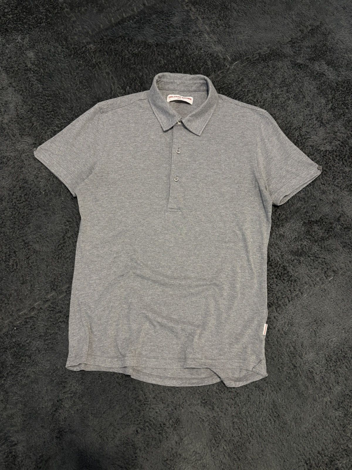 Orlebar Brown Orlebar Brown Basic Gray Polo Shirt Size US L / EU 52-54 / 3 - 1 Thumbnail