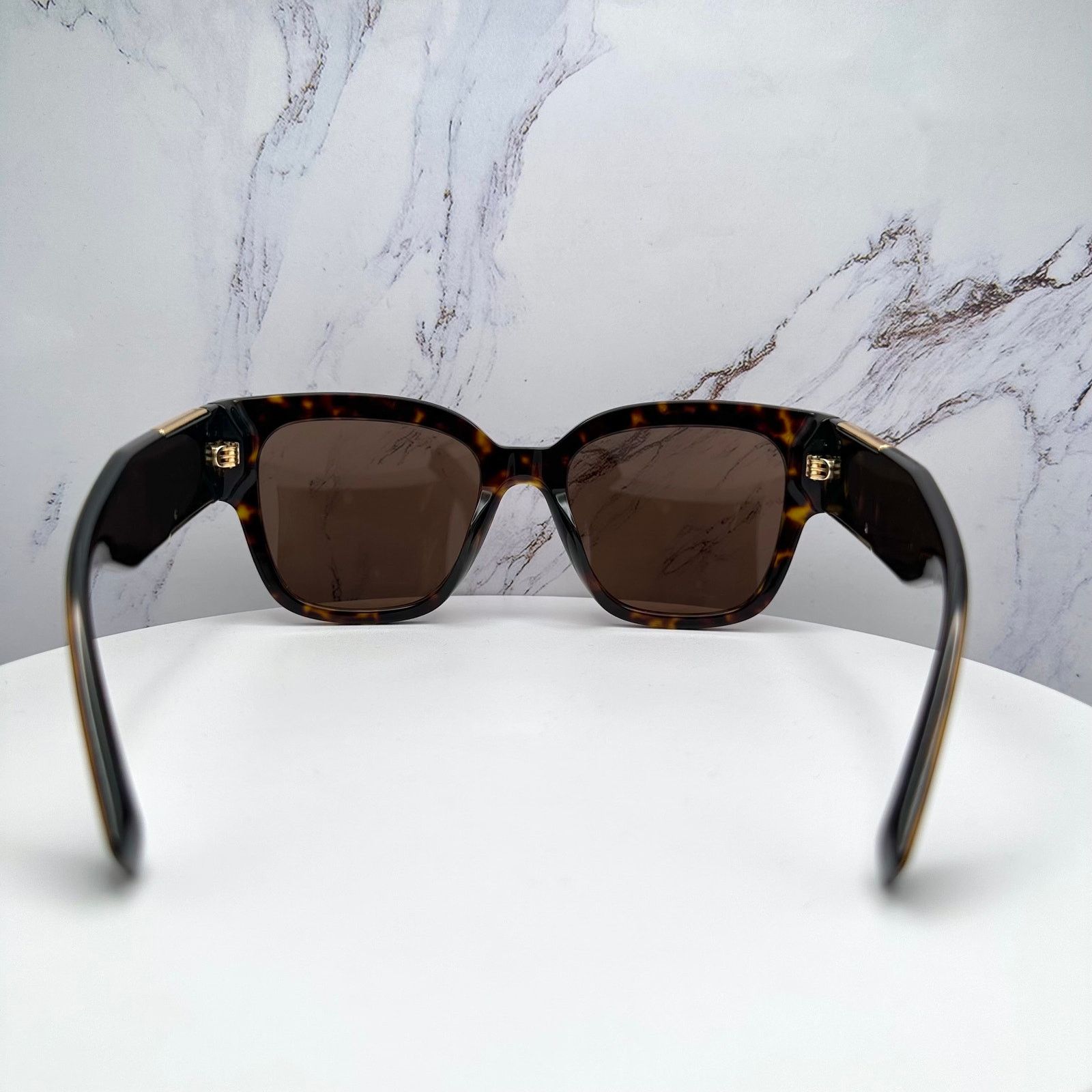 Versace NEW VERSACE Sunglasses Brown Black Gold Medusa Metal Size ONE SIZE - 14 Thumbnail
