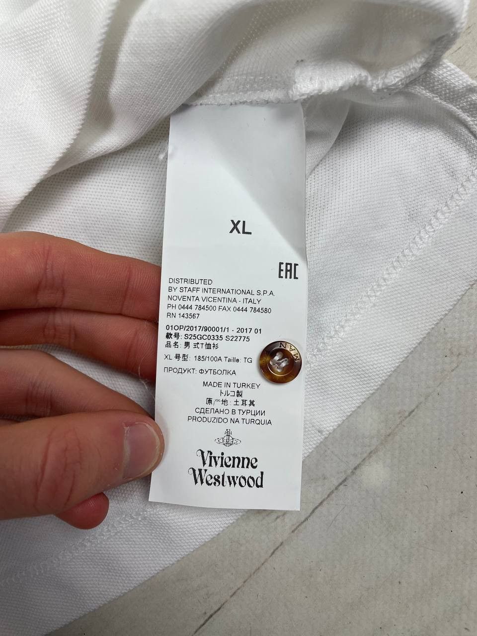 Vivienne Westwood Vivienne Westwood Polo Shirt Logo Orb Basic Luxury Size US XL / EU 56 / 4 - 10 Thumbnail