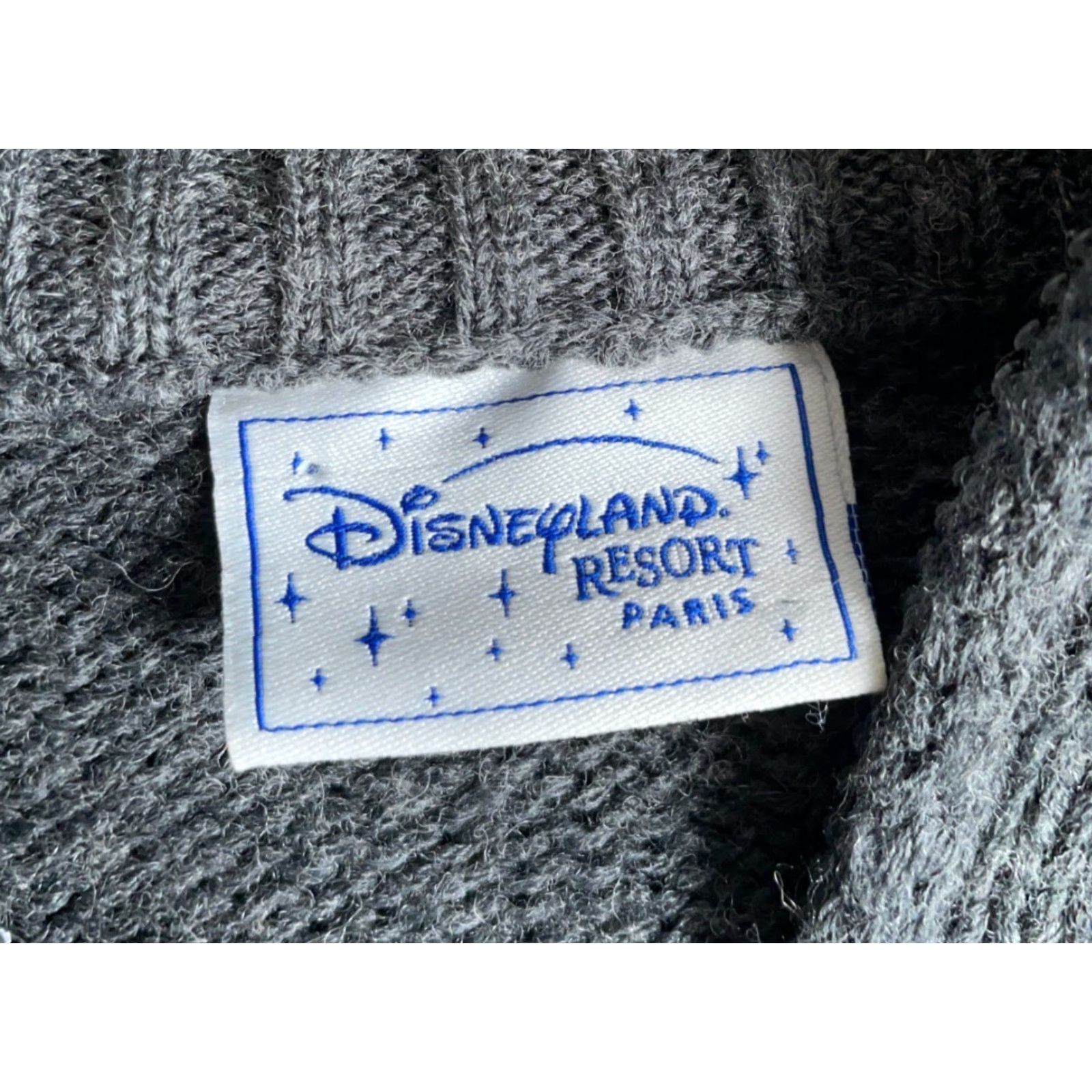 Disney Disneyland Resort Paris Full Zip Sweater Adult XL Gray Mickey Mouse Knit Wool-Acrylic Heavyweight Embroidered Vintage Disney Men Credit Card: N/A Size US XL / EU 56 / 4 - 3 Thumbnail