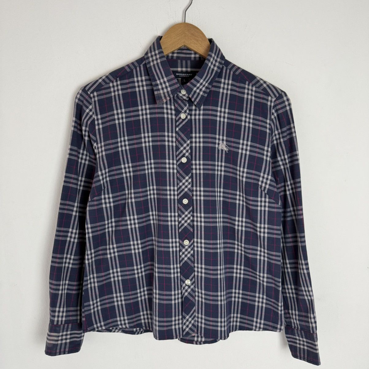 Burberry Burberry London Blue Novacheck. Size L / US 10 / IT 46 - 1 Thumbnail