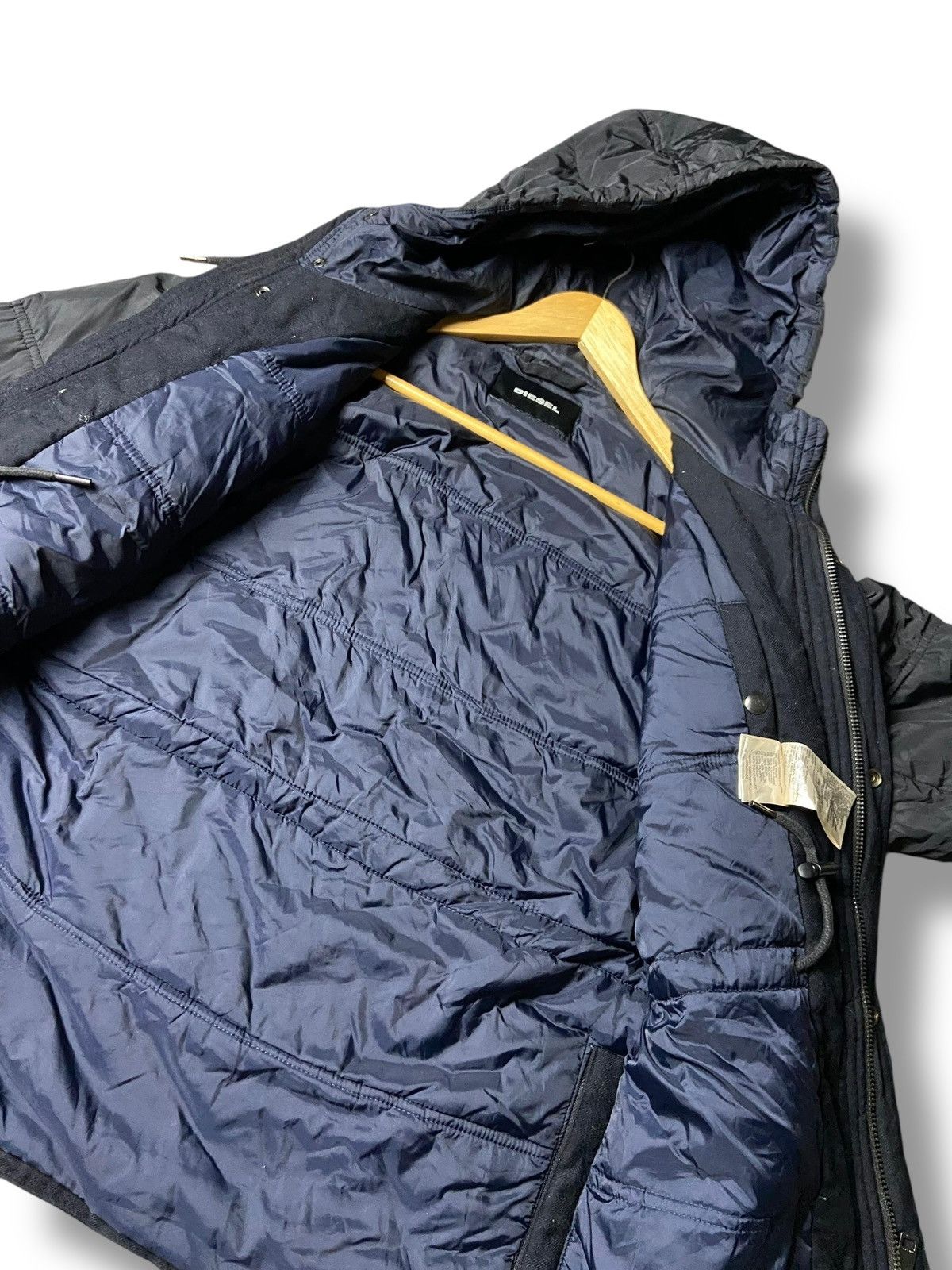 Diesel Vintage DIESEL Zip Up Jacket with Hood (165) Size US S / EU 44-46 / 1 - 2 Thumbnail