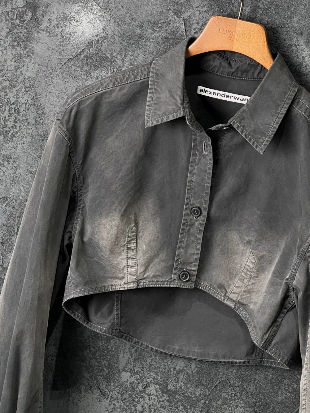Alexander Wang Alexander Wang Smoke Black Denim Jacket XS Size XS / US 0-2 / IT 36-38 - 5 Thumbnail