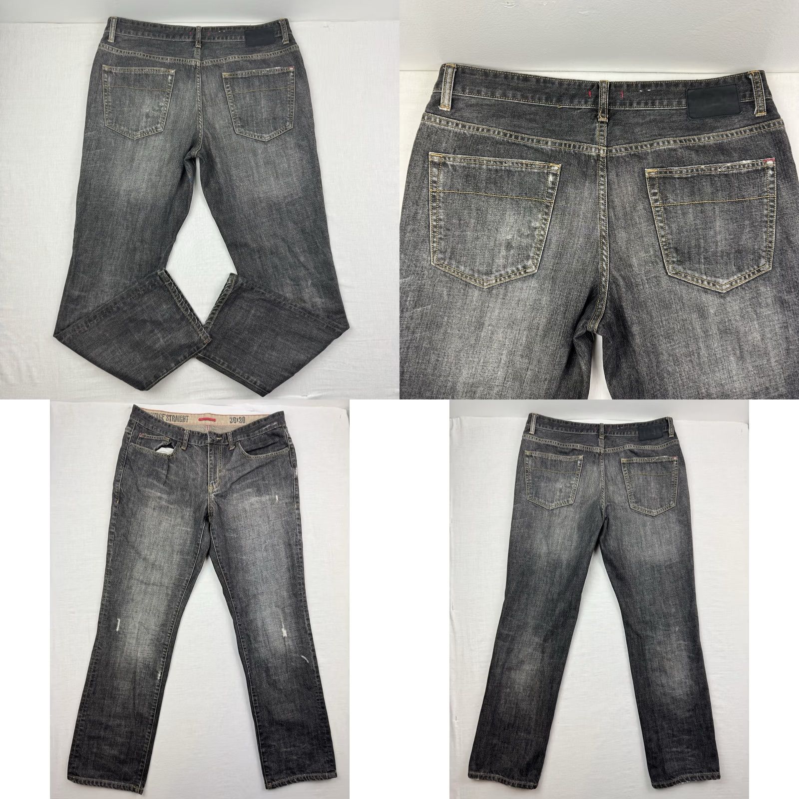 Converse VINTAGE Converse Jeans Men 36 Regular Inseam 30 Black Denim Grunge Y2K Hipster Skater Straight Capable of 36x30? Size US 36 / EU 52 - 10 Thumbnail