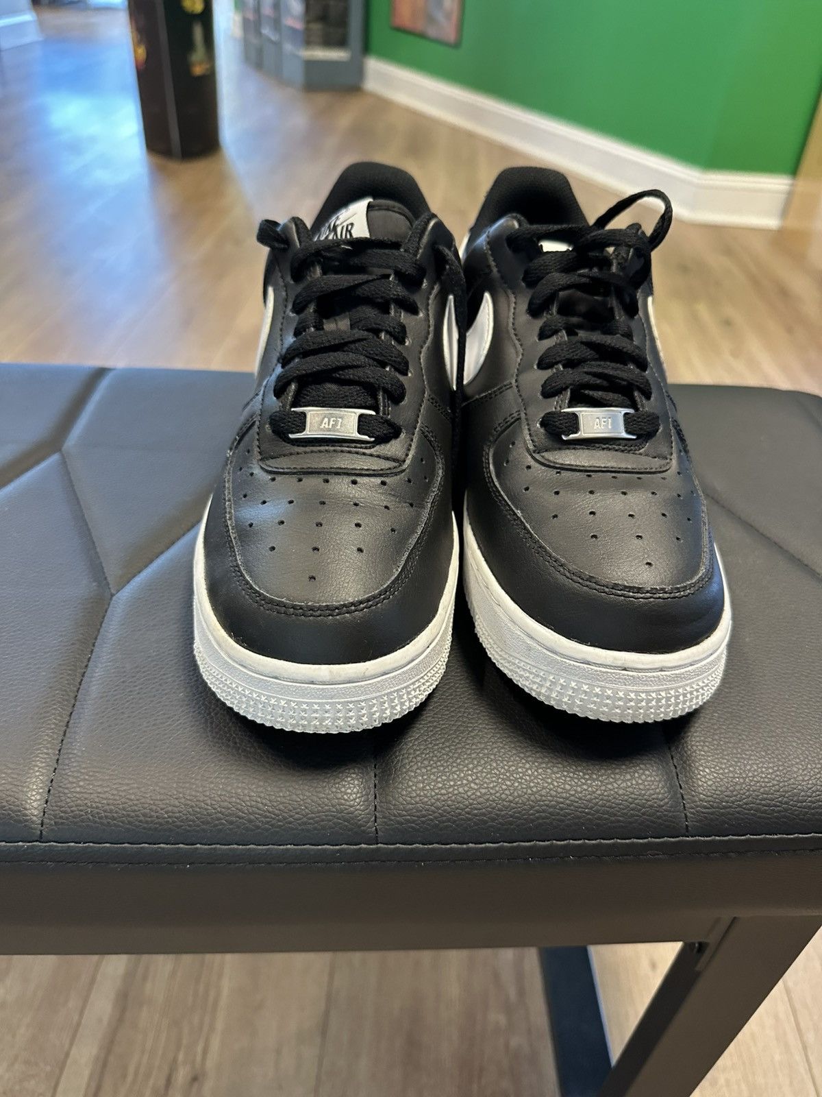 Nike Air Force 1'07 AN20 'Black white Size US 6.5 / EU 39-40 - 2 Thumbnail