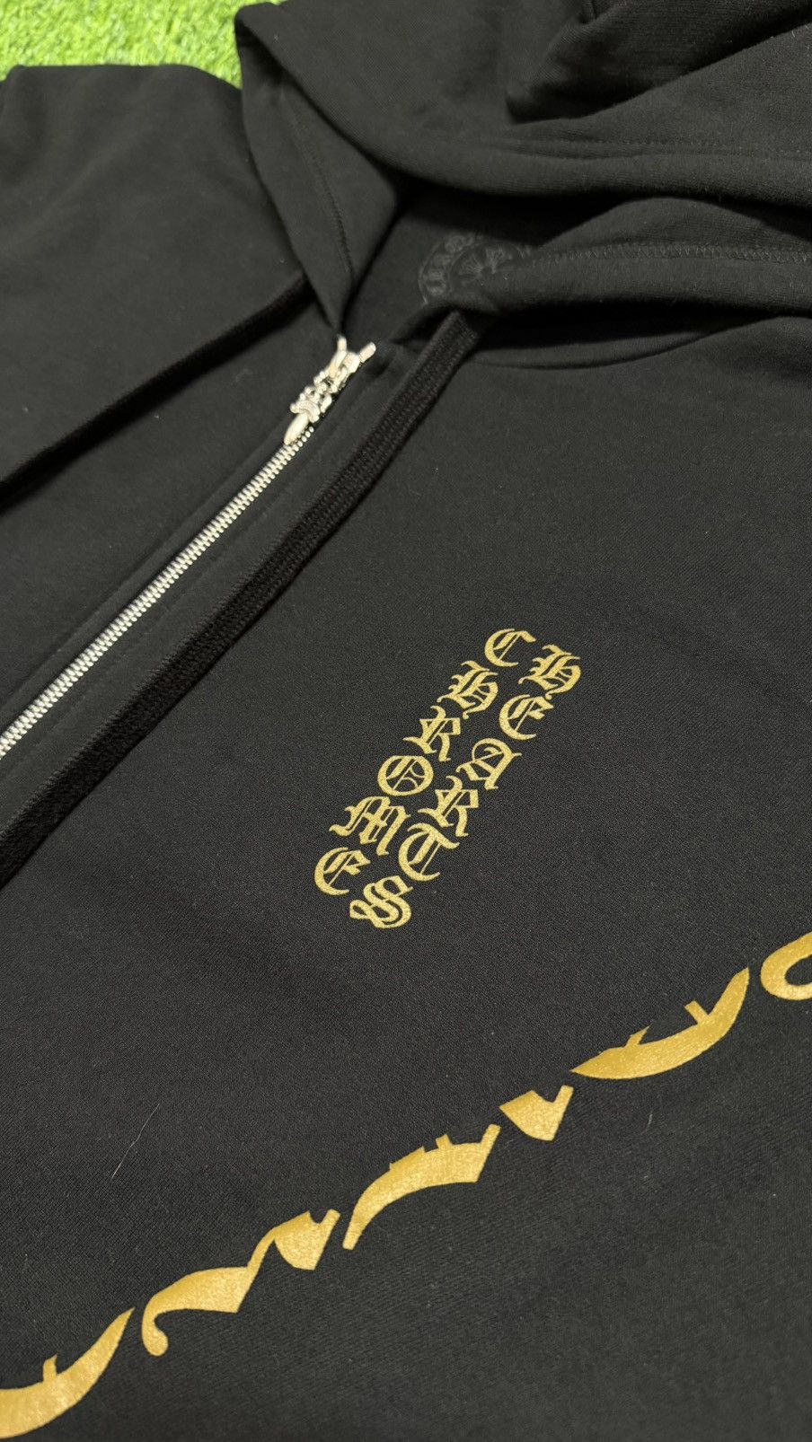 Chrome Hearts Chrome Hearts Vertical Logo Zip Up Hoodie Size Large Size US L / EU 52-54 / 3 - 4 Thumbnail