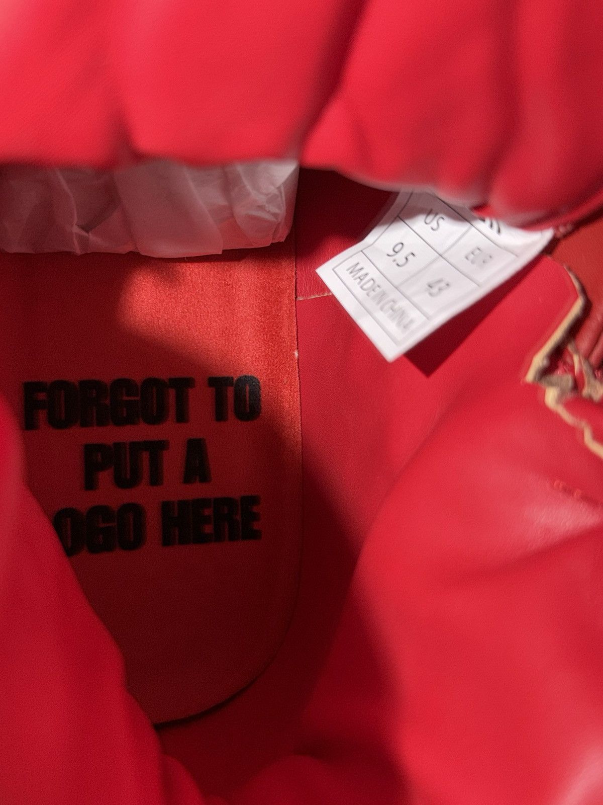 Grimykids Grimy Kids Future AF1 High Sneaker sz9.5 Red Size US 9.5 / EU 42-43 - 9 Thumbnail