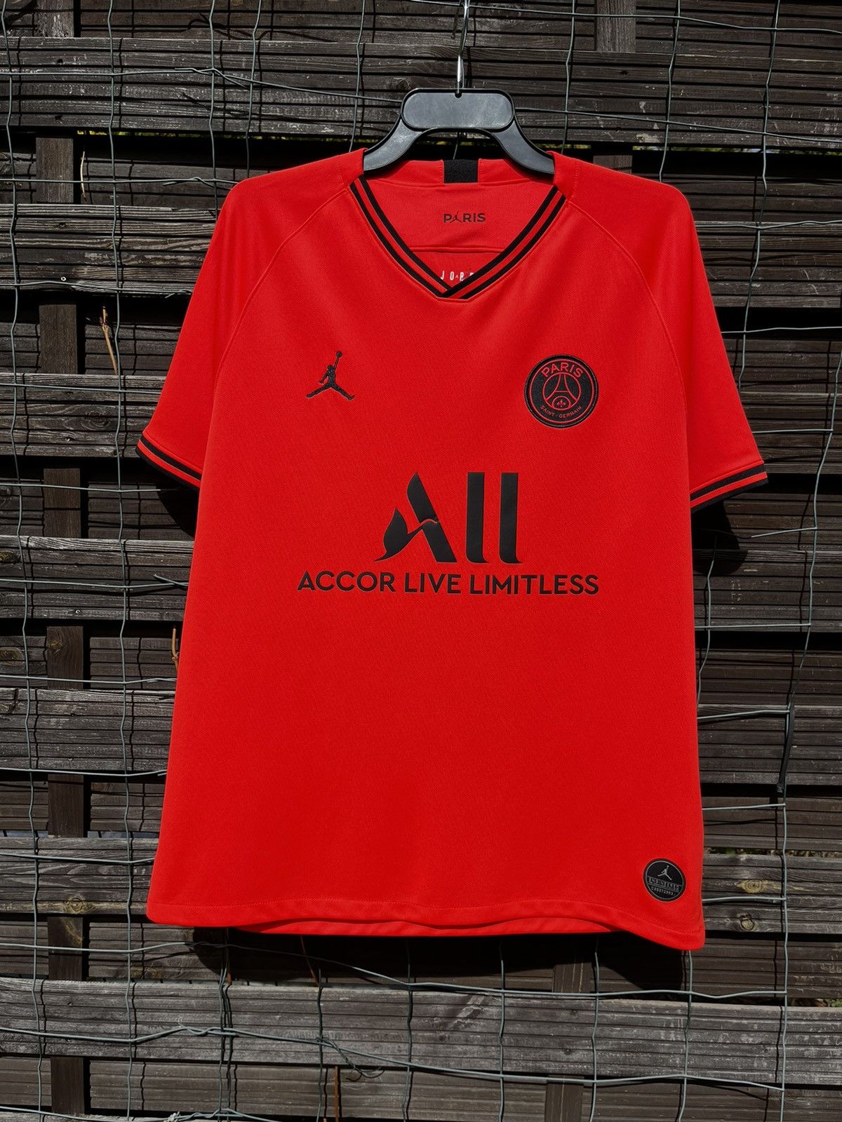Jordan Brand × Nike 🔥 PSG PARIS SAINT GERMAIN 2019 2020 NIKE AWAY SOCCER JERSEY Size US XL / EU 56 / 4 - 2 Thumbnail