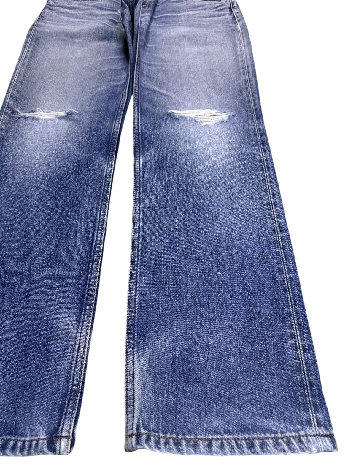 Levi's Vintage 90s Levis 502 Faded Wash Distressed Loose Jeans Size US 32 / EU 48 - 7 Thumbnail