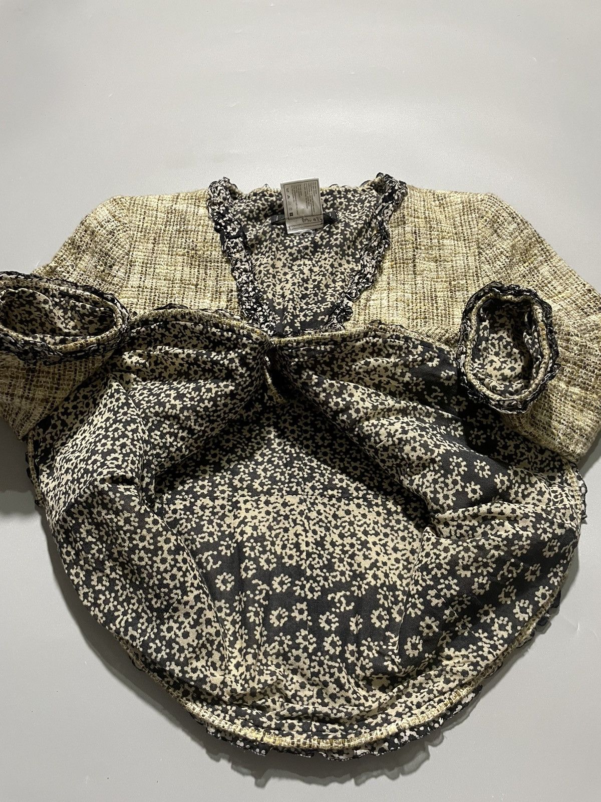 Chanel Chanel 2003 Collarless Tweed Jacket Size S / US 4 / IT 40 - 11 Thumbnail