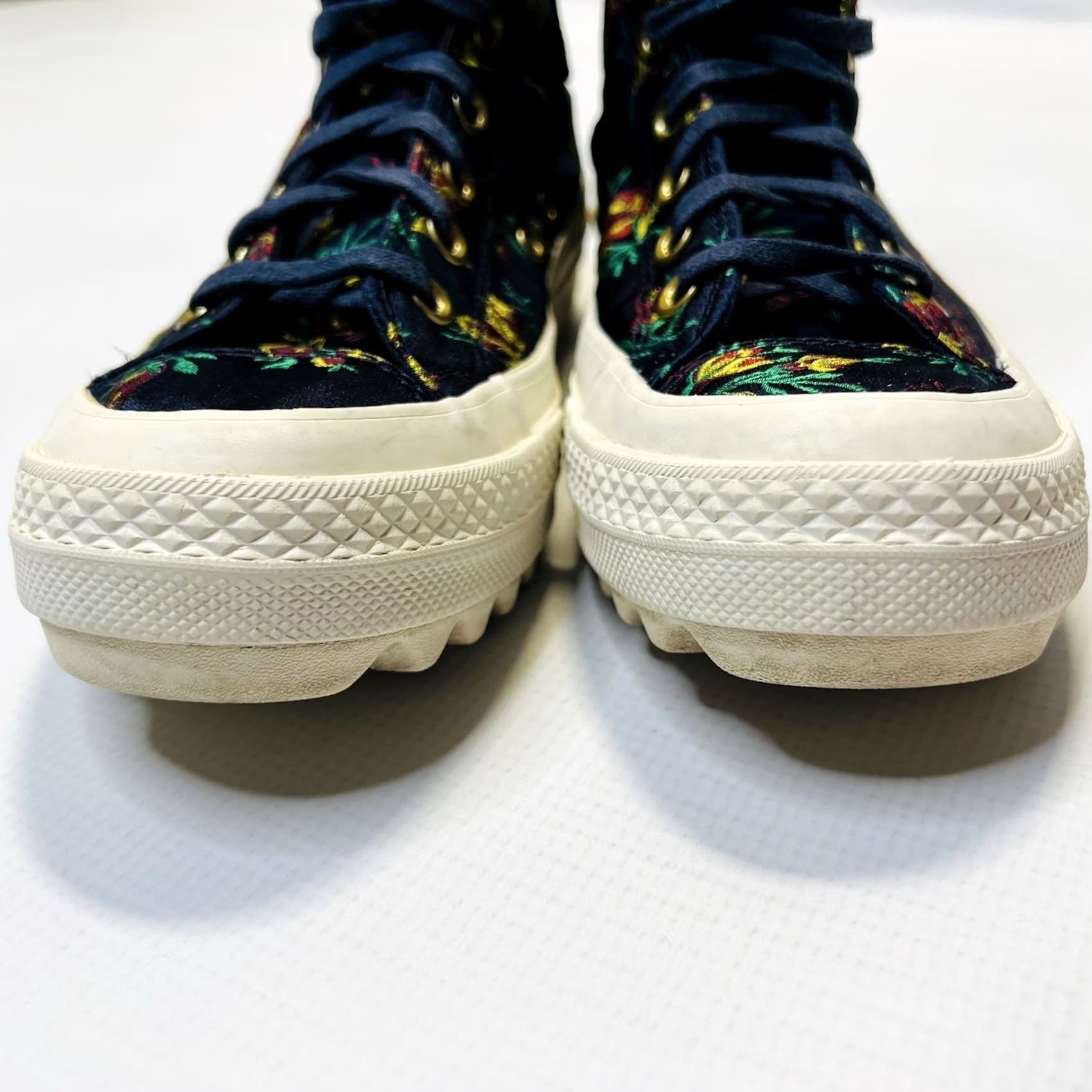 Converse Converse Platform Hi Top Shoes Women’s 7.5 Blue Floral CTAS Lift Ripple Sneaker Mid Top Casual Shoes Womens Size M / US 6-8 / IT 42-44 - 6 Thumbnail