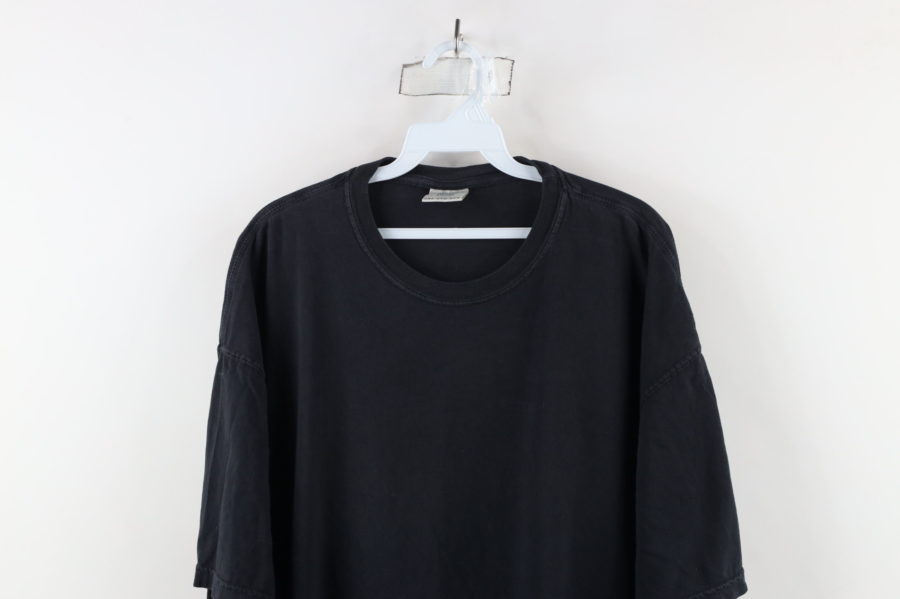 Vintage Vintage 90s Streetwear Short Sleeve T-Shirt Black Cotton Size US XXL / EU 58 / 5 - 2 Thumbnail