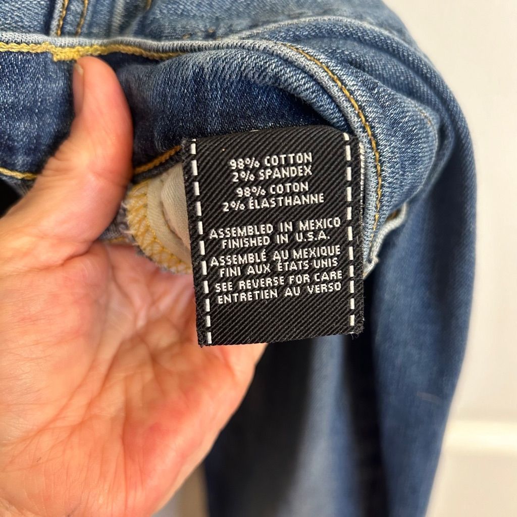 7 For All Mankind Women's 7 For All Mankind The Skinny Jeans - Size 26 Blue Size 26" / US 2 / IT 38 - 8 Thumbnail