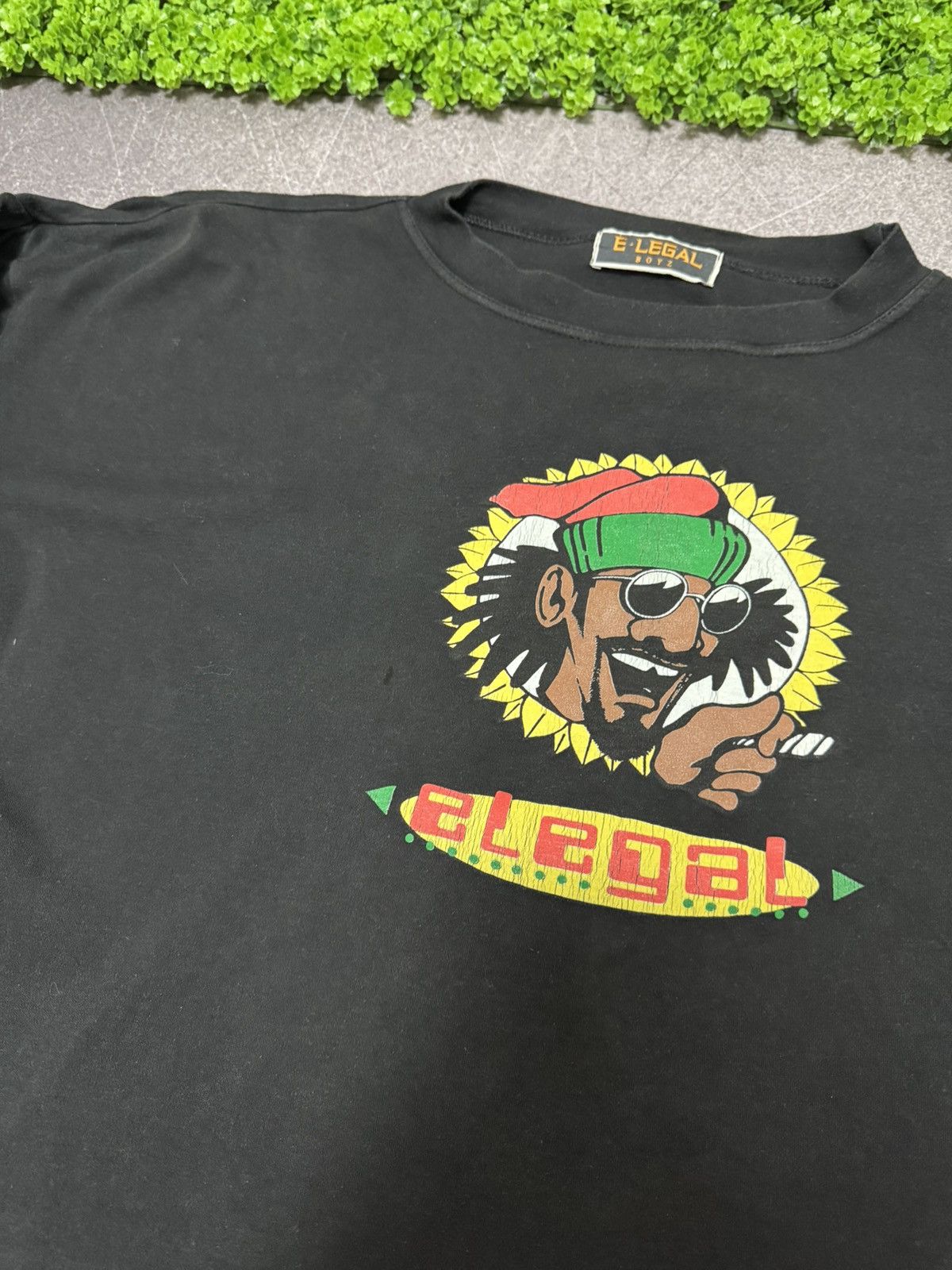 Vintage Vintage E Legal Boyz Rasta Vintage Long Sleeve Rare Boxy Fit Size US XL / EU 56 / 4 - 7 Thumbnail