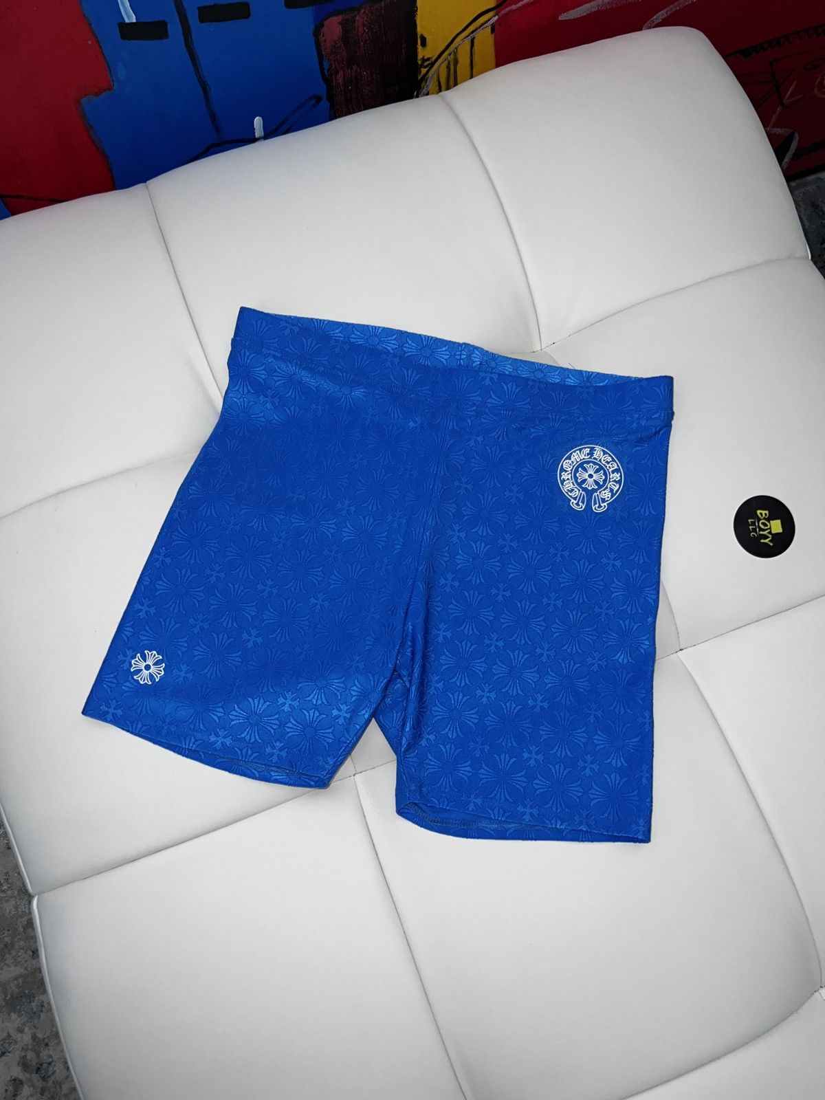 Chrome hearts cross logo shorts MEDIUM