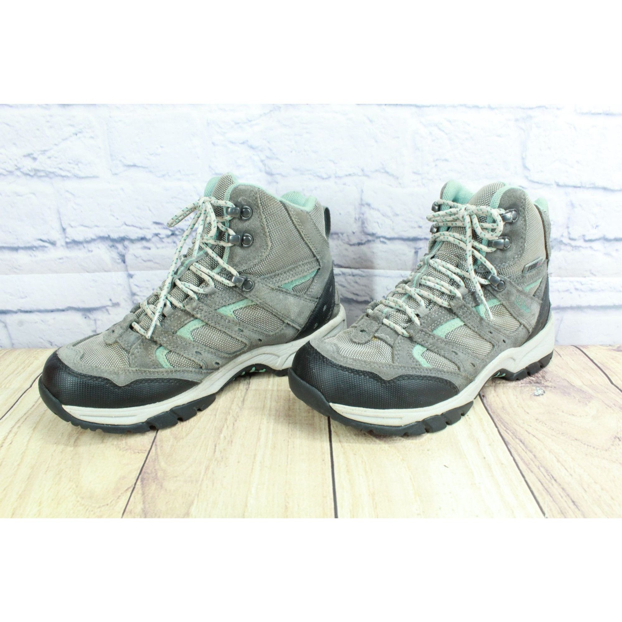 L.L. Bean LL Bean Suede Waterproof Hiking Boots Gray Women's 8.5 M Size US 8.5 / IT 38.5 - 2 Thumbnail