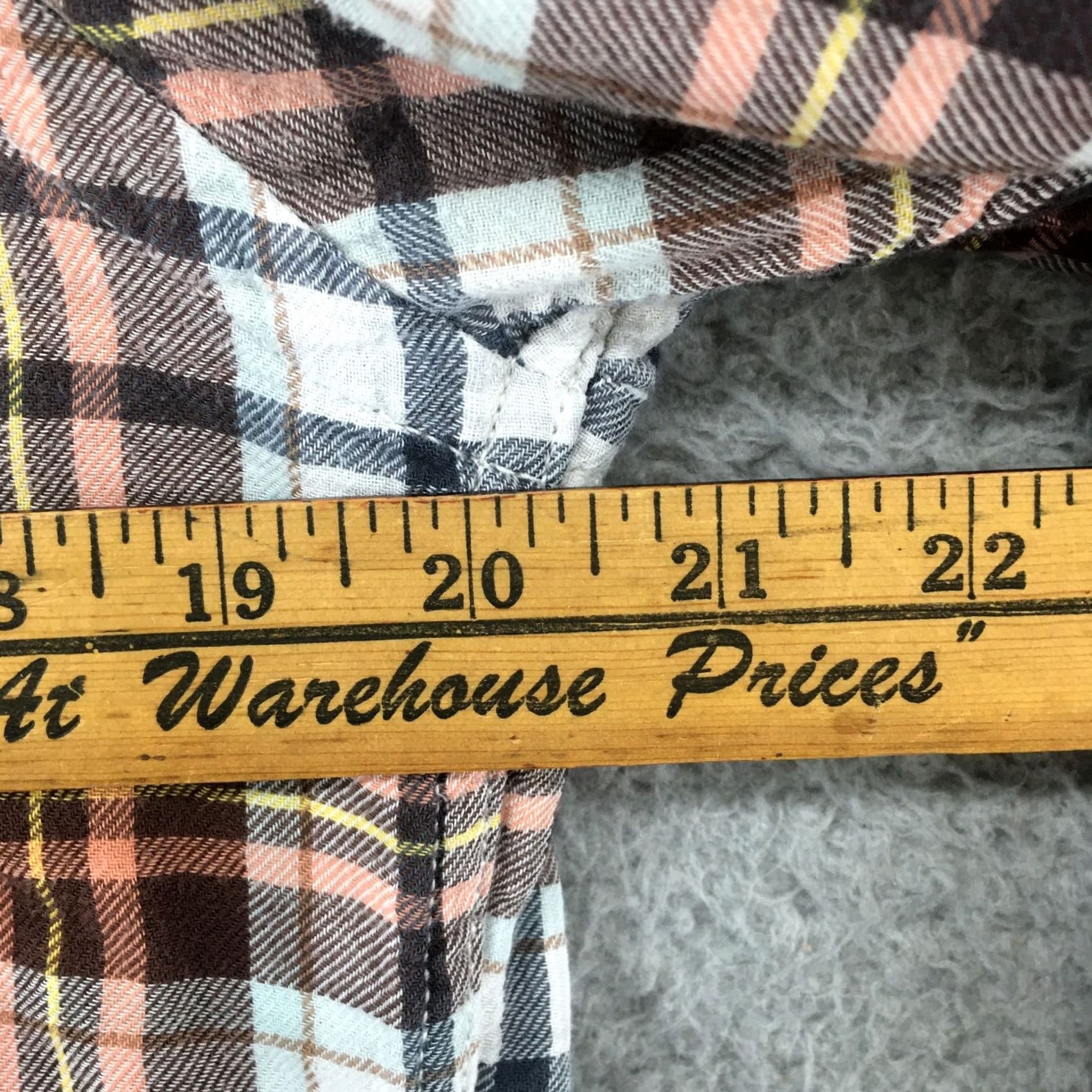 American Eagle Outfitters American Eagle Outfitters Long Sleeve Shirt Top Mens M Brown Cotton Button Up Plaid Collar Size US M / EU 48-50 / 2 - 4 Thumbnail
