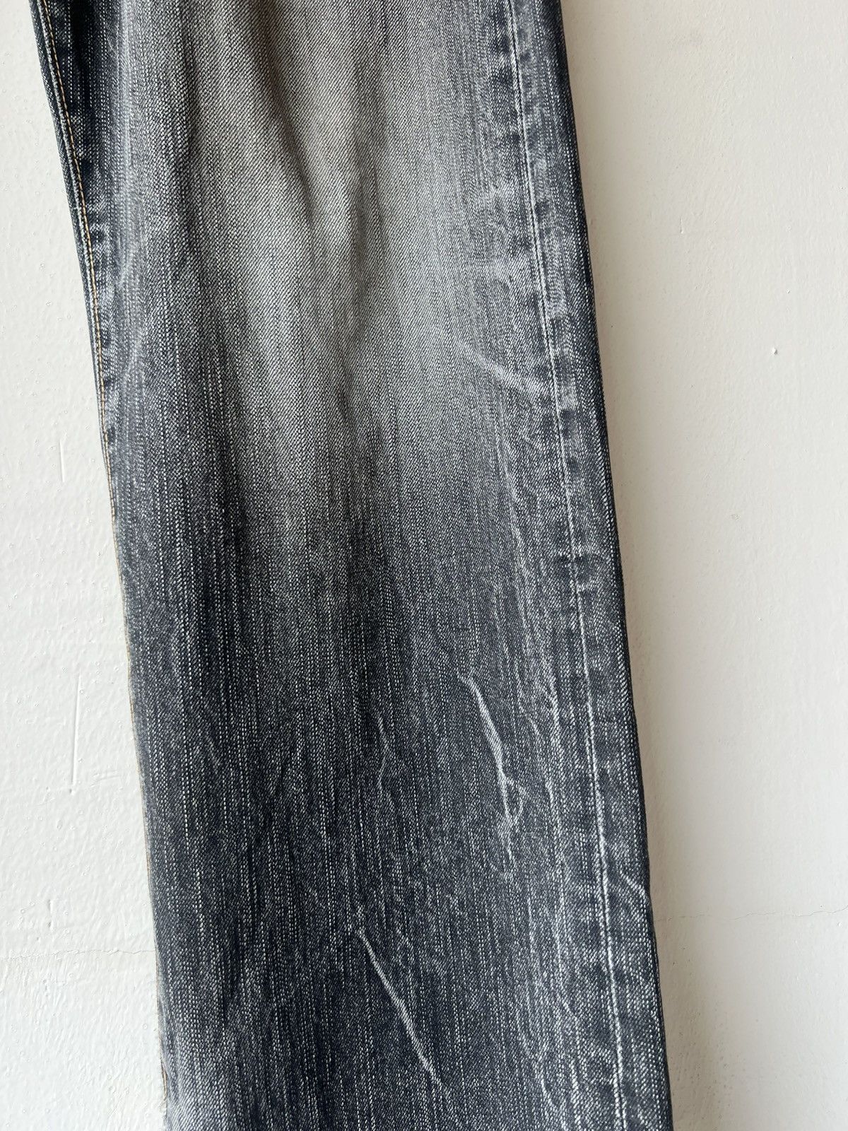 Edwin Vintage Y2K 2000s Edwin Fade Black Denim Loose Jeans Size US 31 - 14 Thumbnail