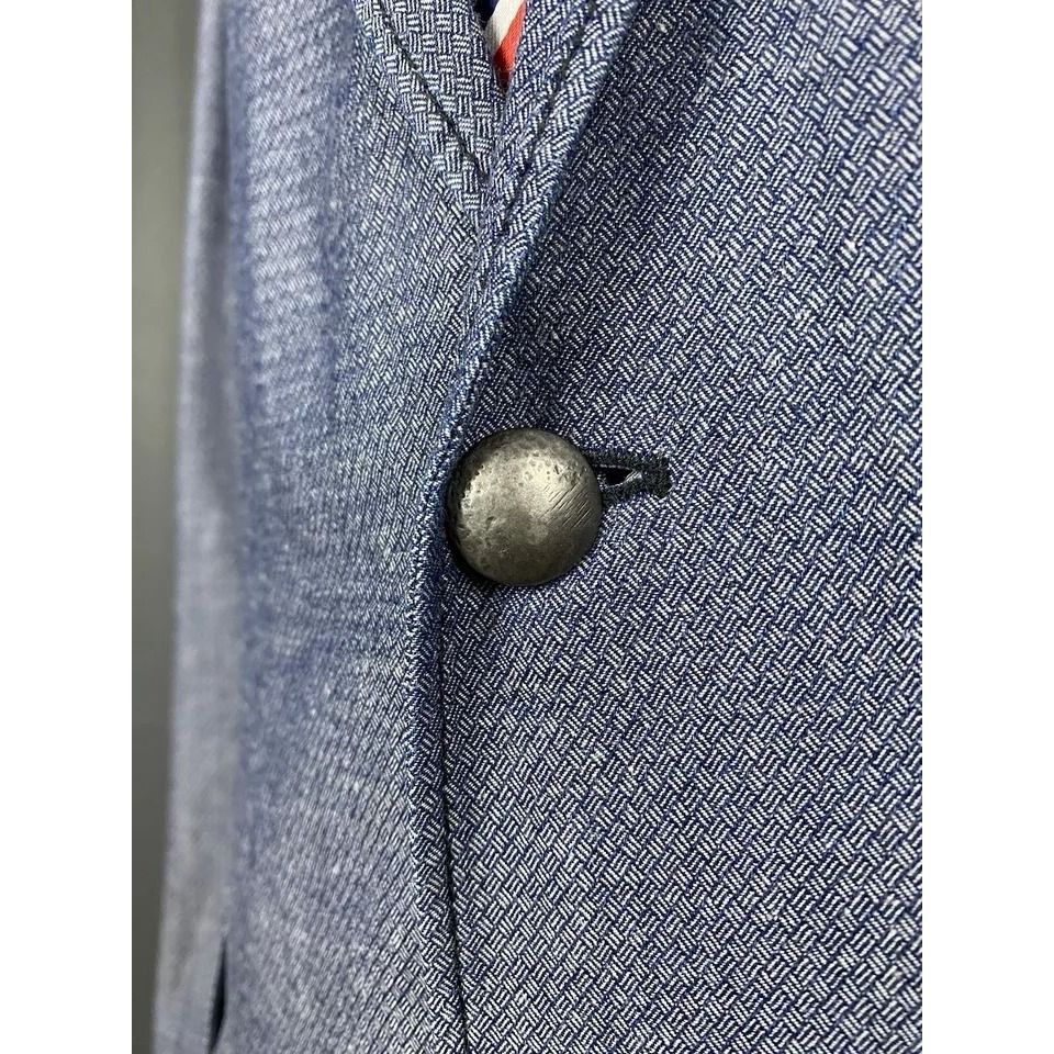 Hugo Boss Hugo Boss Men's Blue Summer Blazer Sportcoat Jacket Size 56 Size 54R - 7 Thumbnail