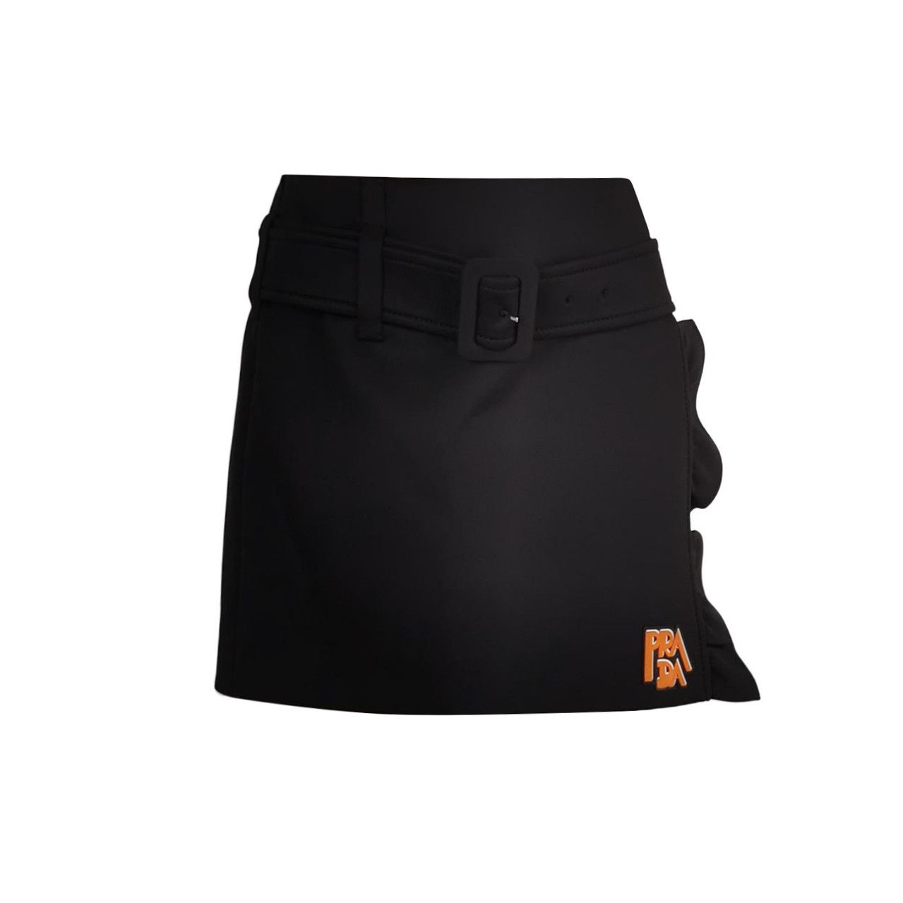 Prada Prada Black Logo Detail Skirt - dmc Size 38" / US 16 / IT 52 - 1 Thumbnail