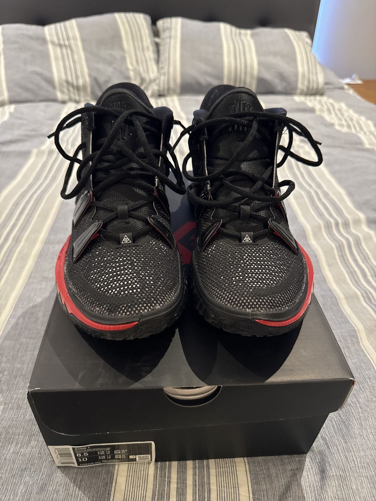 Nike Nike Kyrie 7 Bred Size US 8.5 / EU 41-42 - 3 Thumbnail