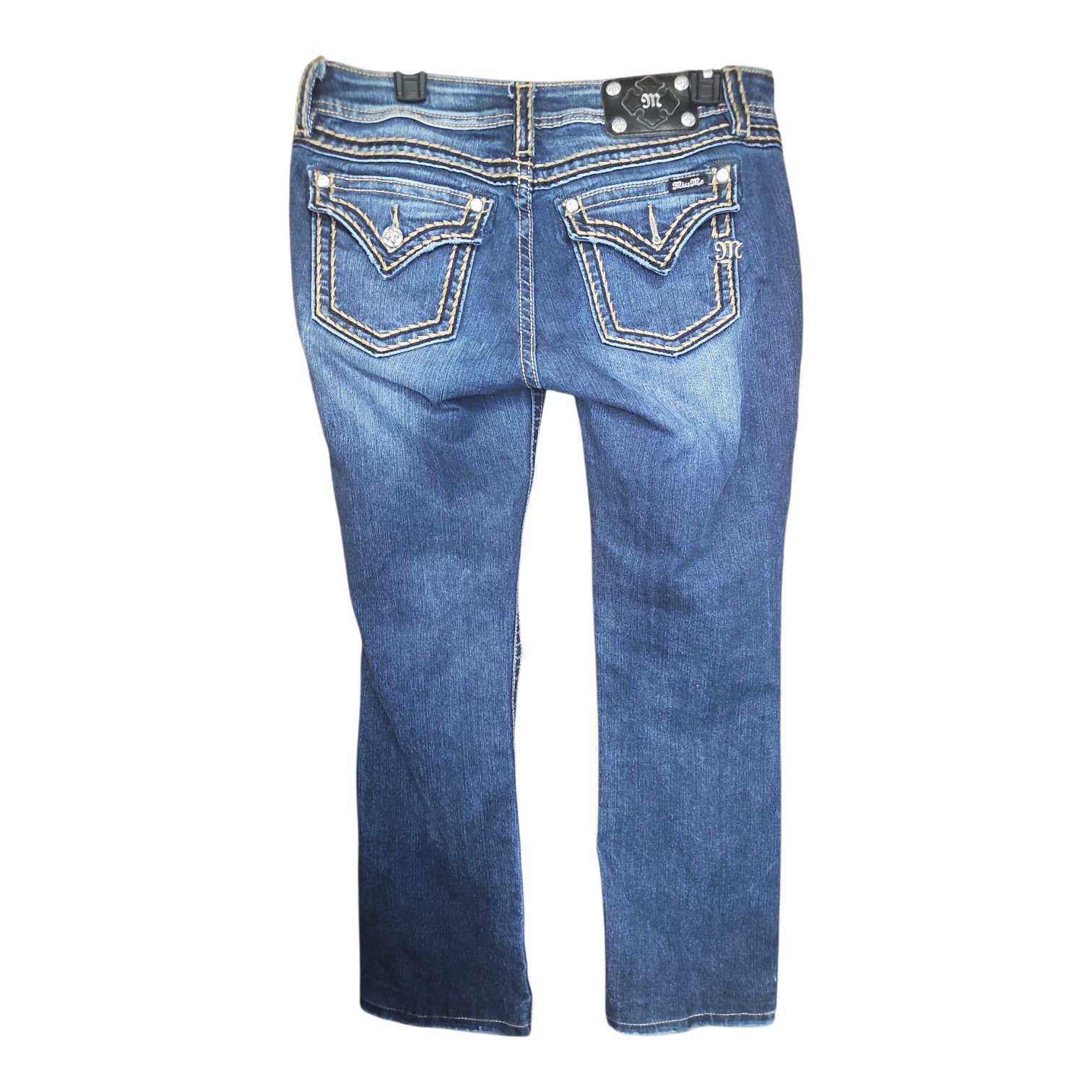 Miss Me Miss Me Signature Bootcut Jeans size 32 dark wash Size 32" / US 10 / IT 46 - 3 Thumbnail