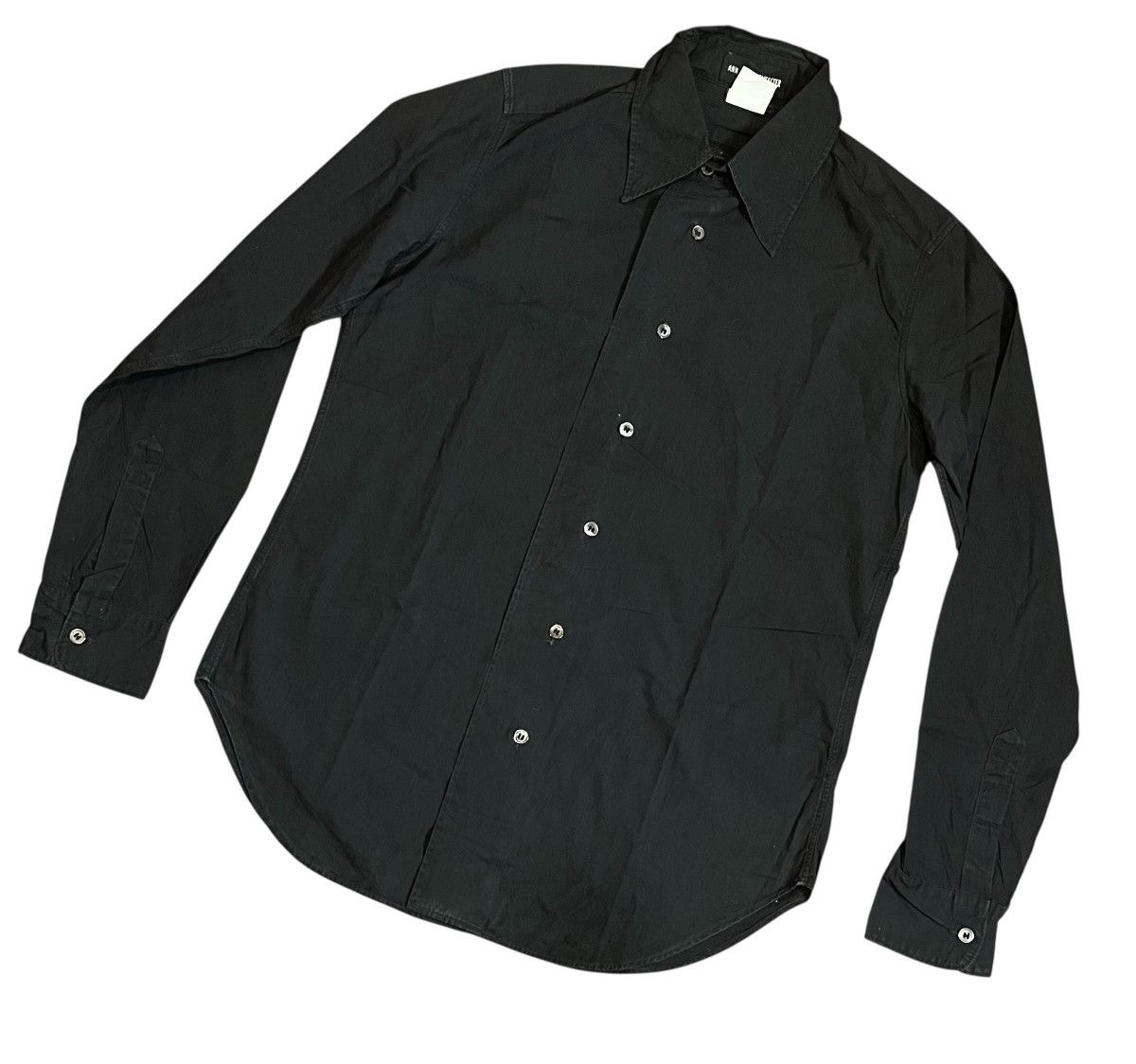 Ann Demeulemeester Vintage ann demuelemeester black button up shirt Size US S / EU 44-46 / 1 - 2 Thumbnail