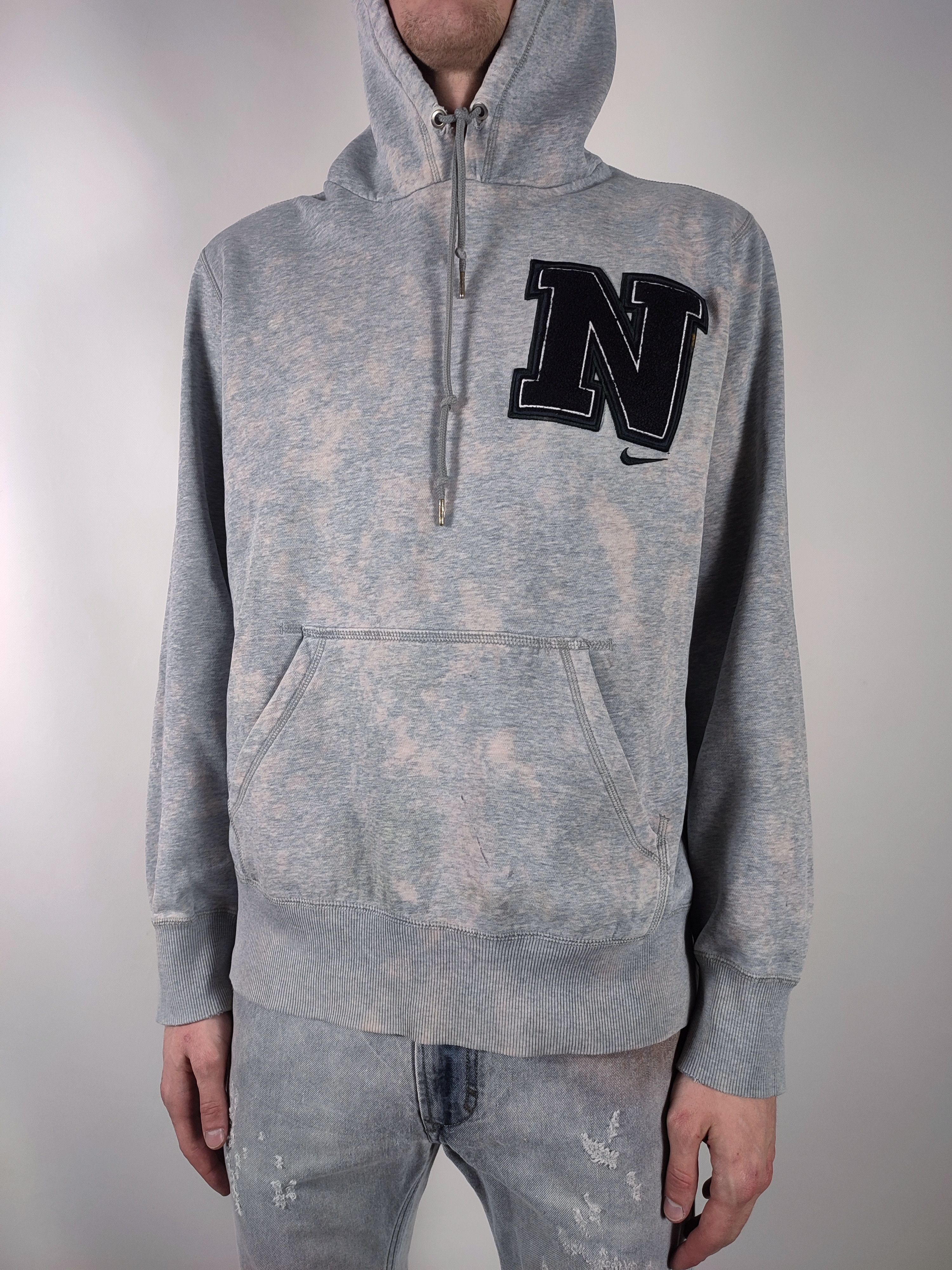 Nike Nike Logo Bleached Distressed Hoodie Size US L / EU 52-54 / 3 - 1 Thumbnail