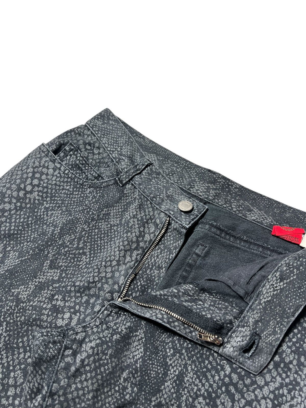 Japanese Brand 2000s Algonquins Snake Skin Pattern Pants Size US 28 / EU 44 - 4 Thumbnail