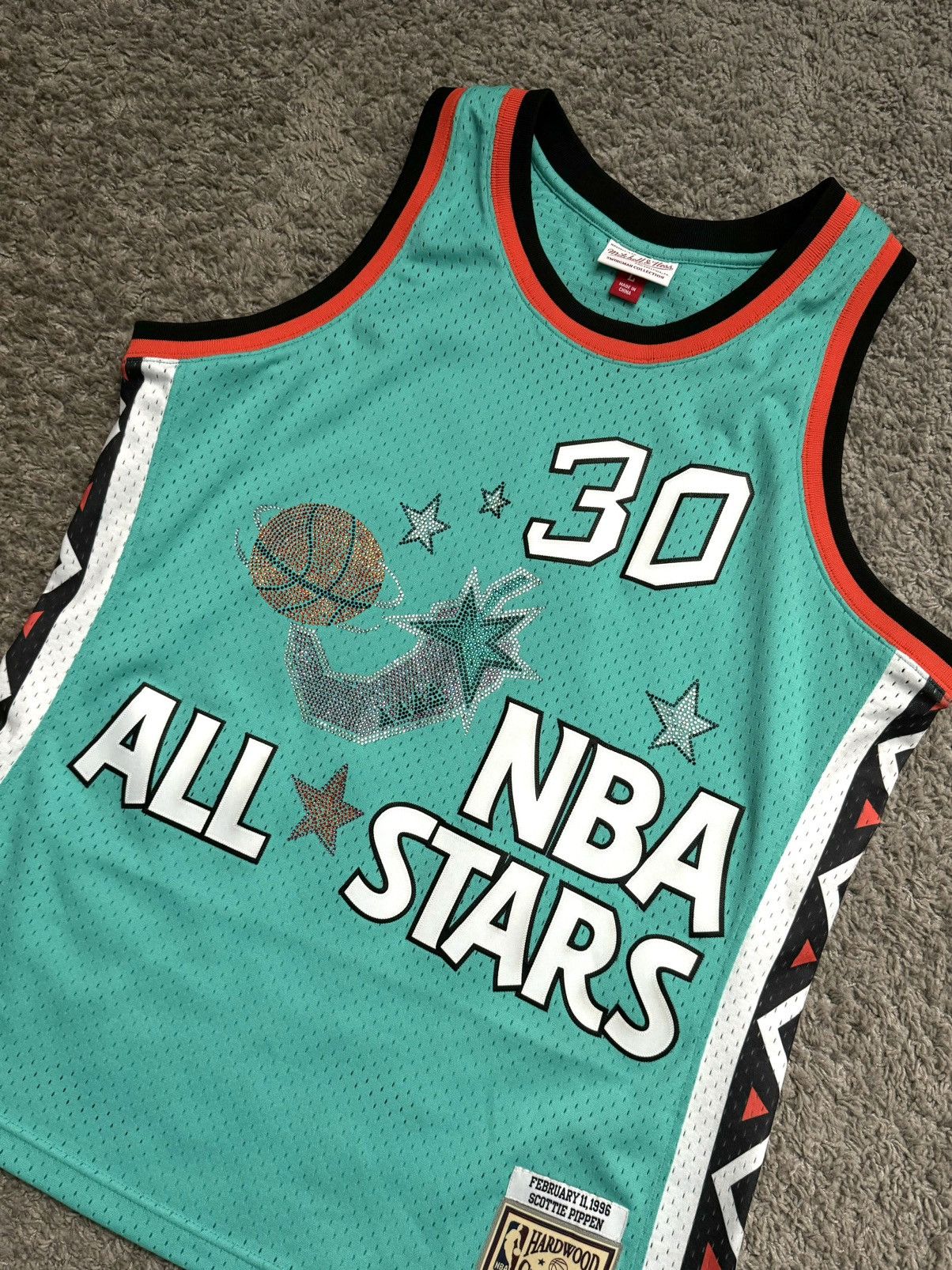 Mitchell & Ness Scottie Pipped x Mitchell and Ness Hardwood Classics Jersey Size US L / EU 52-54 / 3 - 3 Thumbnail