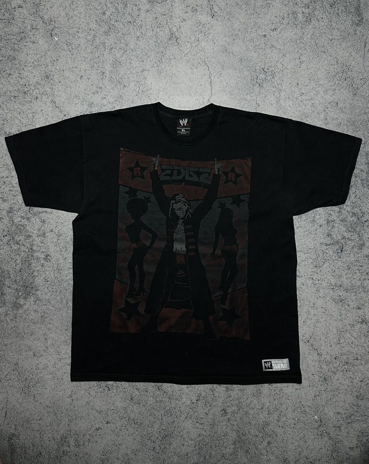 Vintage Vintage EDGE Superstar WWE Wrestling T Shirt Size US XL / EU 56 / 4 - 1 Thumbnail