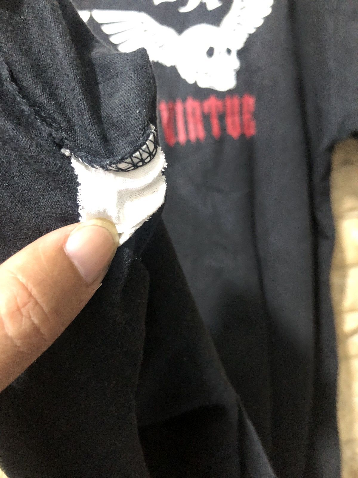 If Six Was Nine × Japanese Brand × Le Grande Bleu (L.G.B.) Bullet Noise Poem Skull Y2K Gothic tee Size US M / EU 48-50 / 2 - 4 Thumbnail