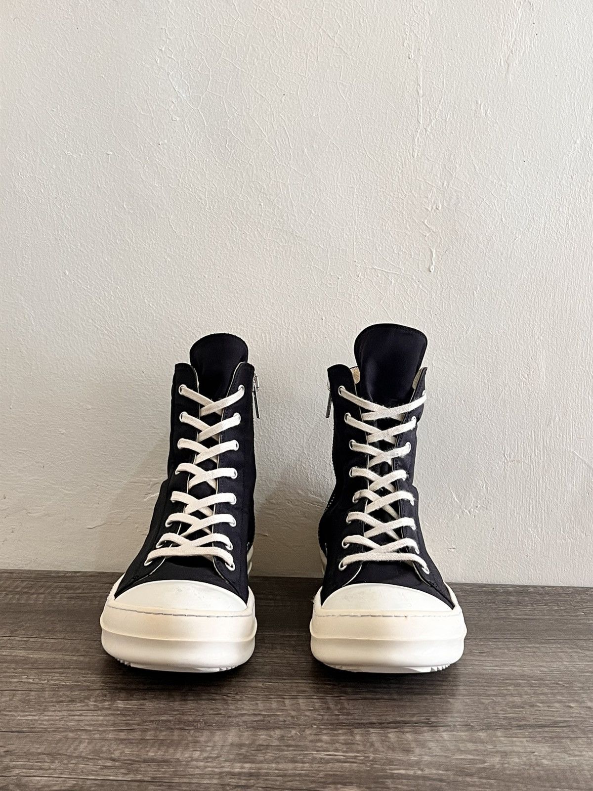 Rick Owens Drkshdw Canvas Ramones 🖤 Street Classic Size US 8 / EU 41 - 3 Thumbnail