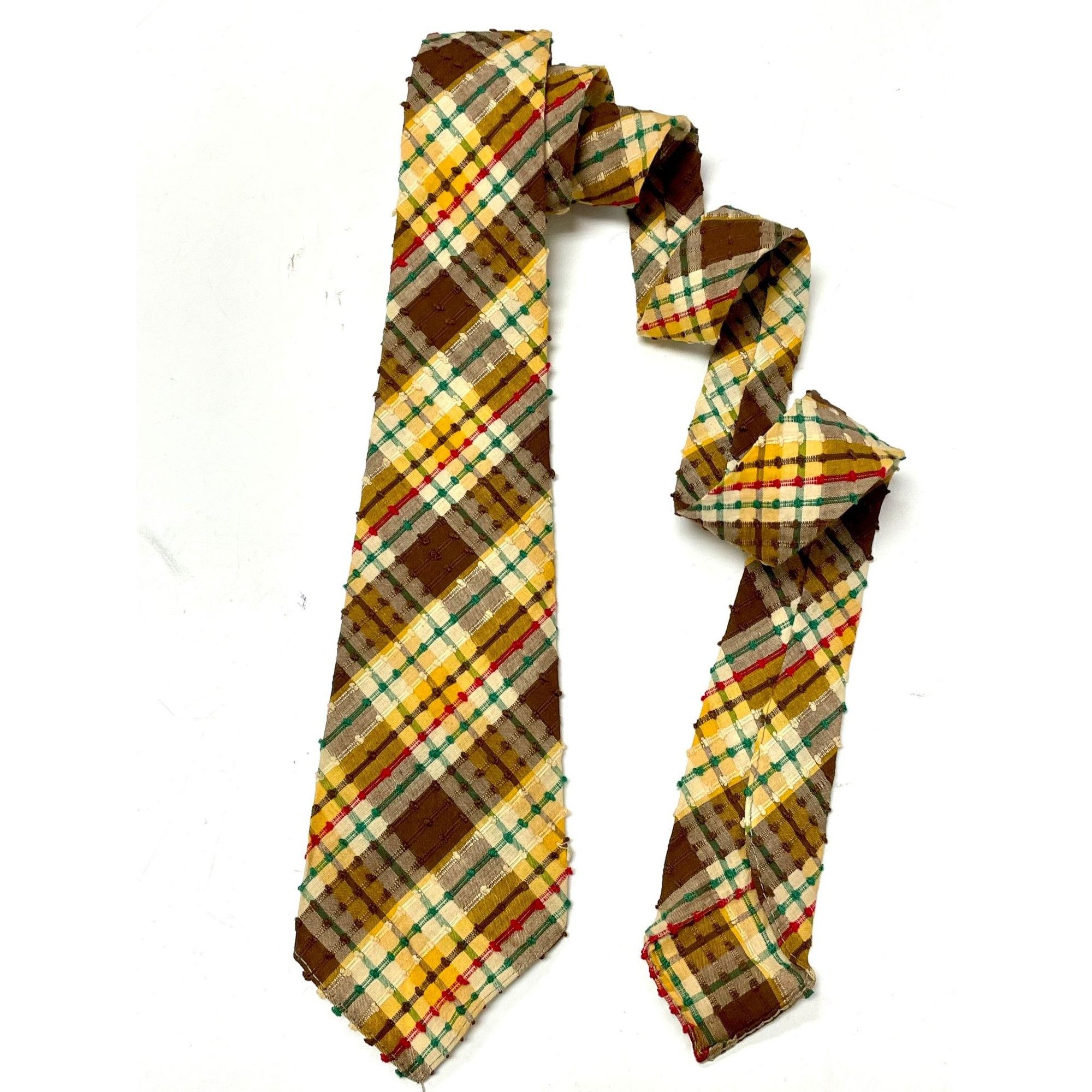 Other Vtg Wembley ROCKABILLY SWING Tie NUBBY Textured Necktie Size ONE SIZE - 1 Thumbnail