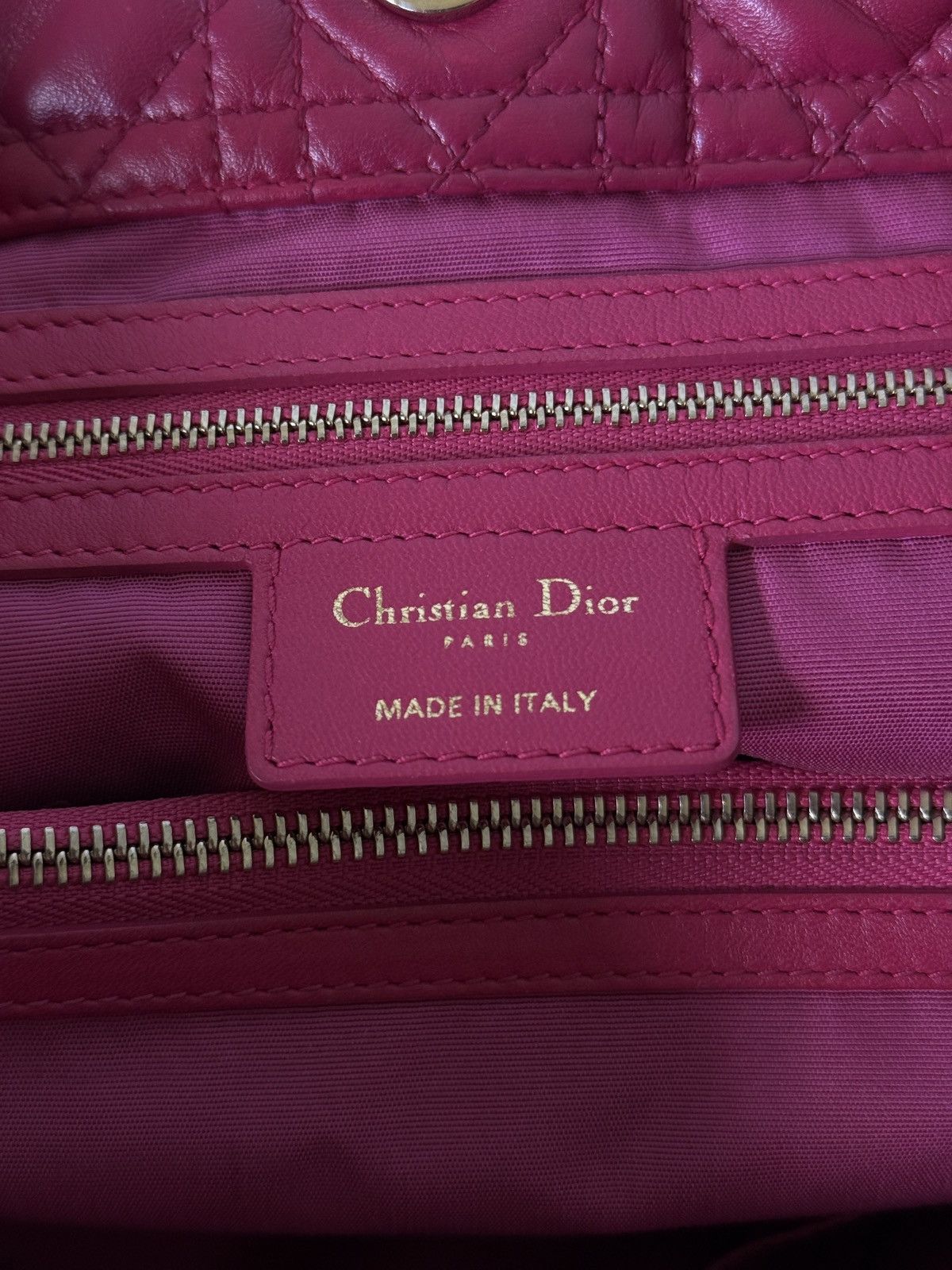 Dior Christian Dior Soft Cannage Lady Dior Shopping Tote Bag Size ONE SIZE - 10 Thumbnail
